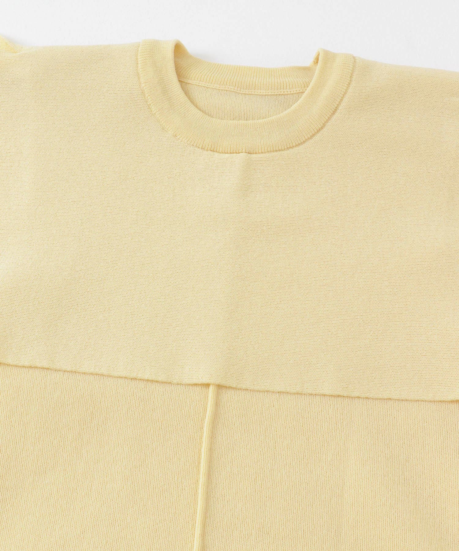 スリットスリーブニット CREAM one