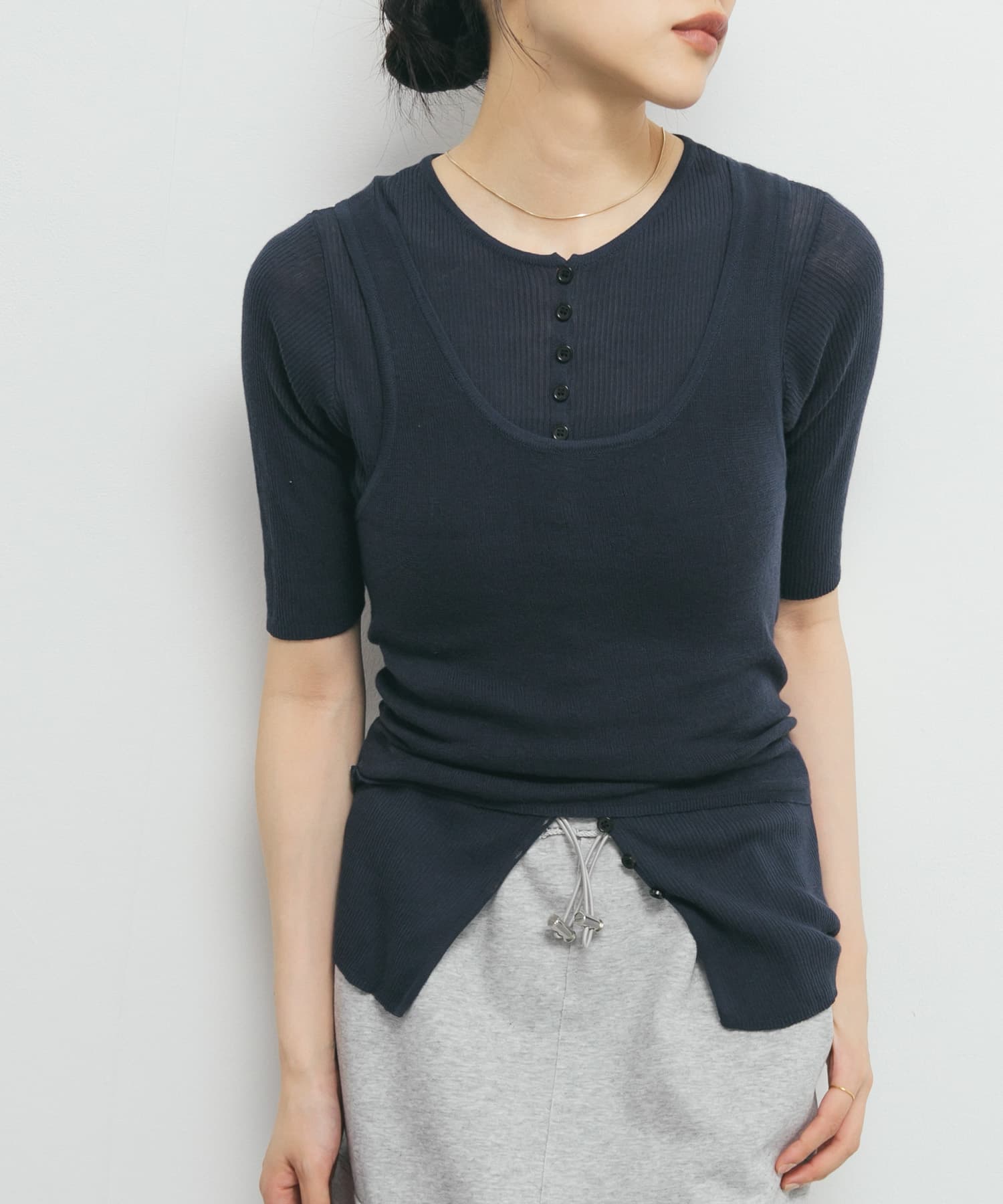 身長：160cm サイズ：one
