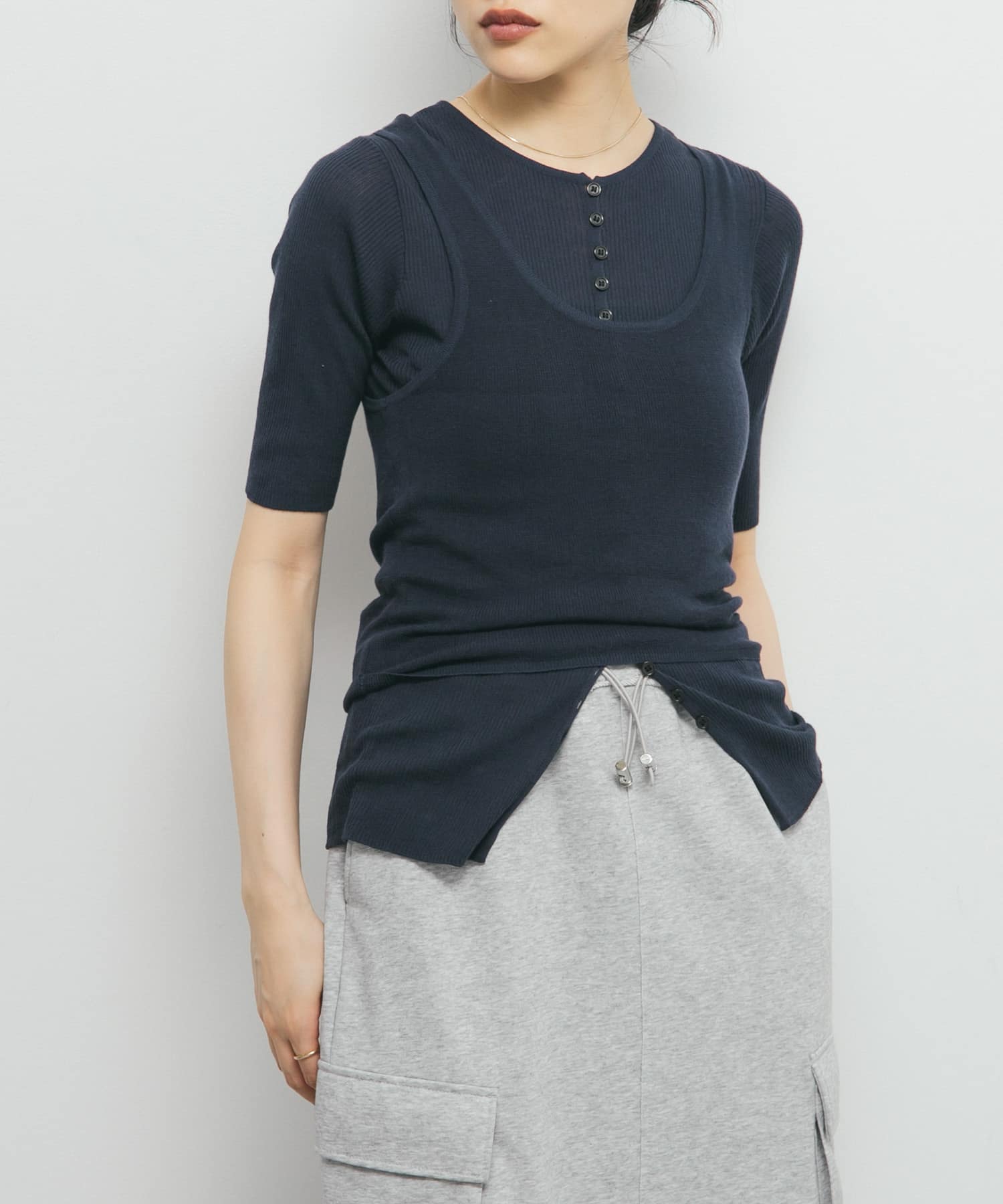 身長：160cm サイズ：one