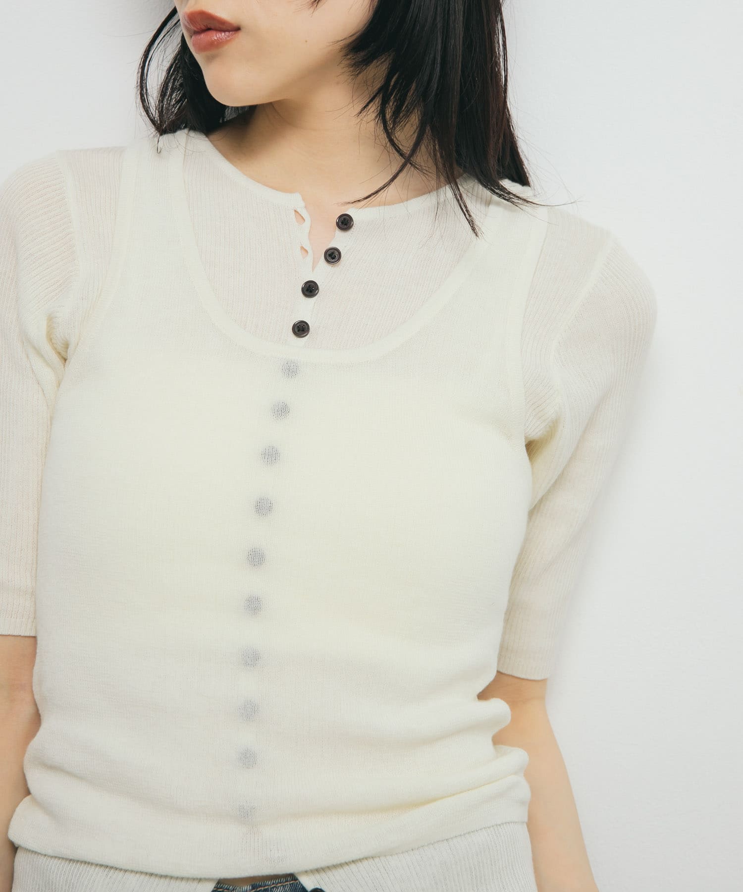 身長：160cm サイズ：one