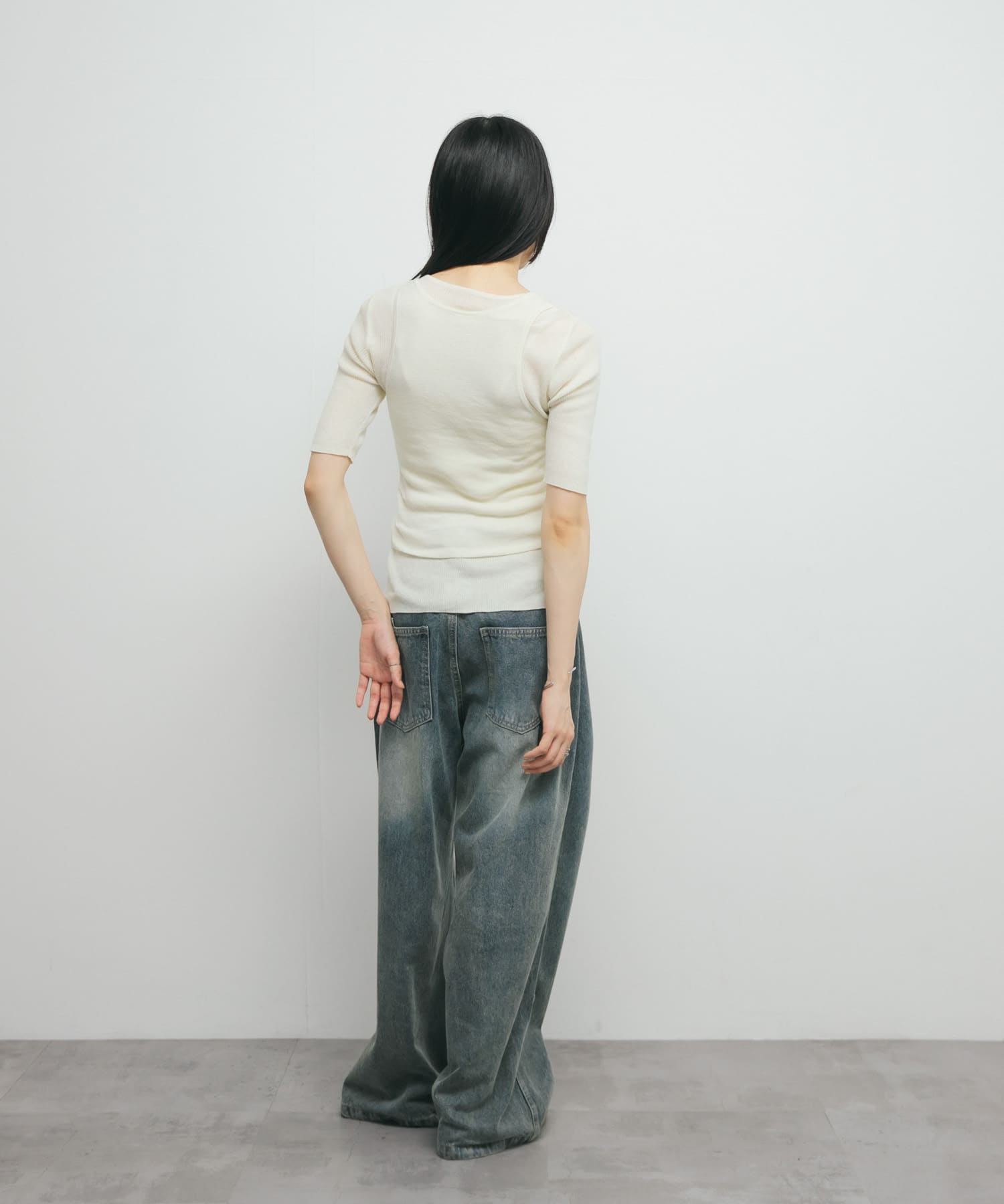身長：160cm サイズ：one