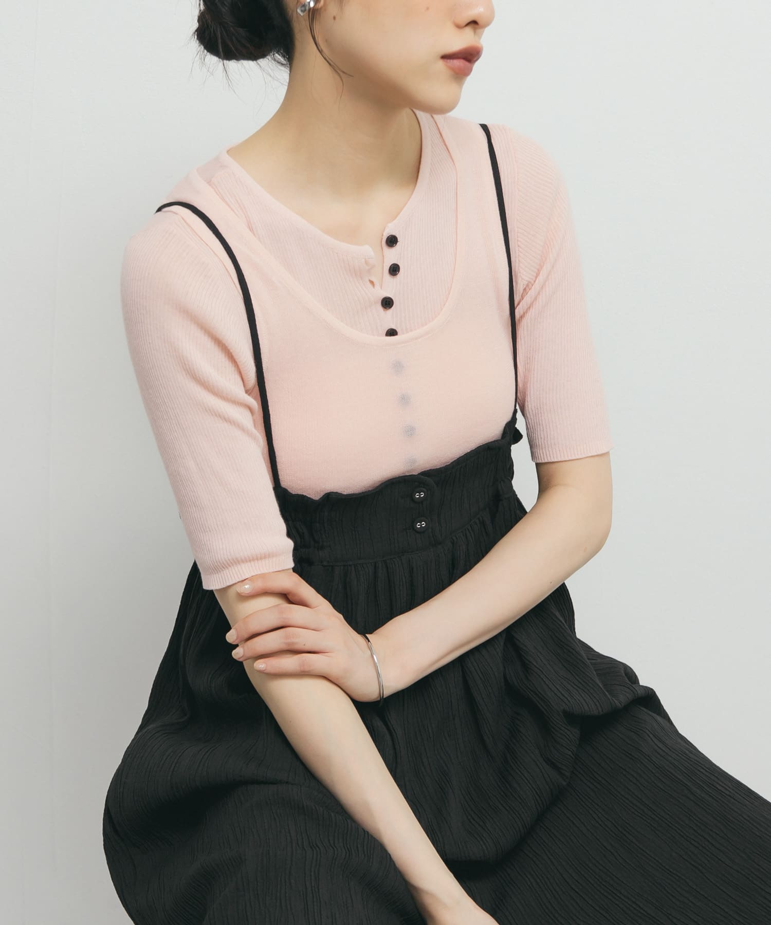 身長：160cm サイズ：one