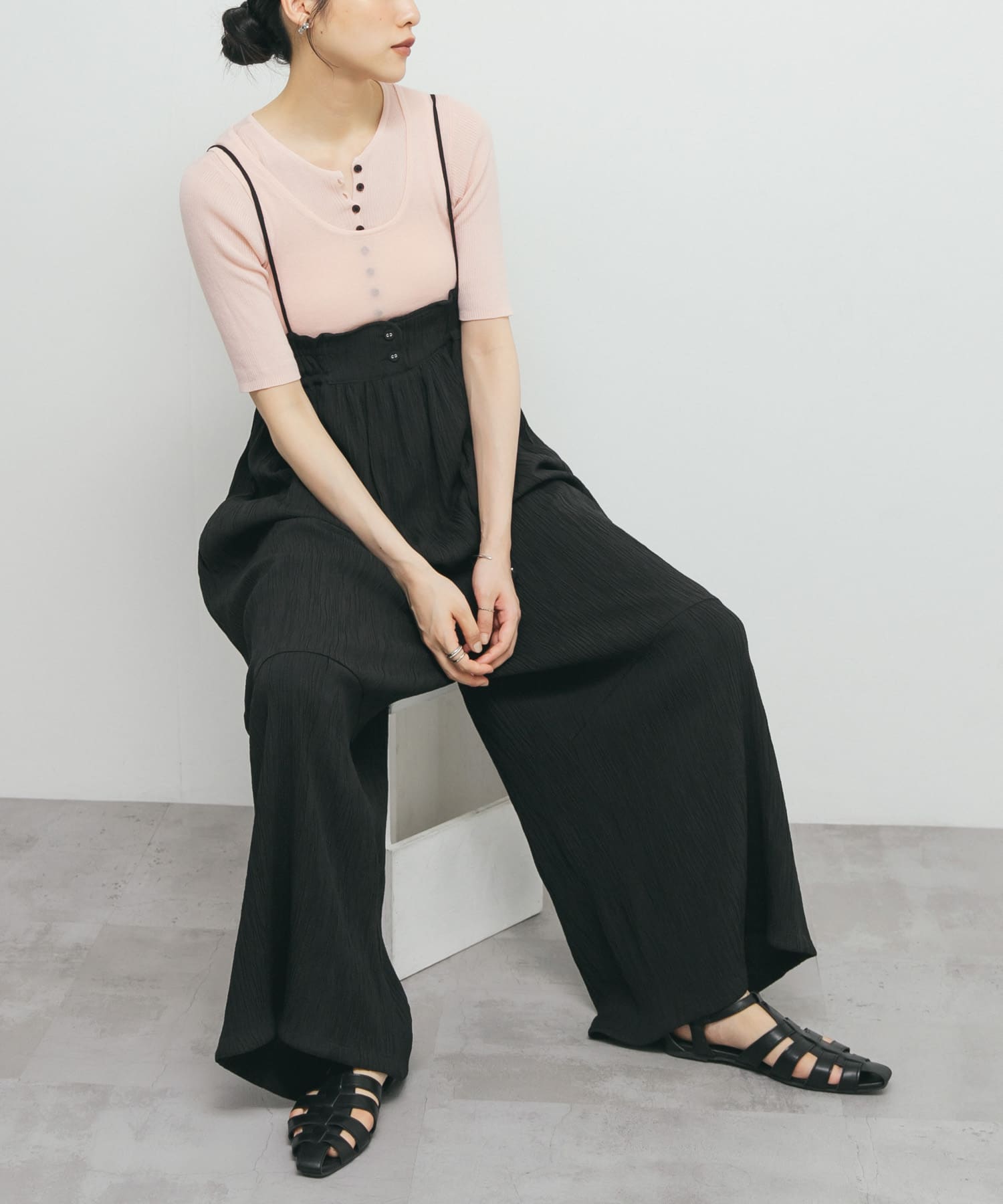 身長：160cm サイズ：one