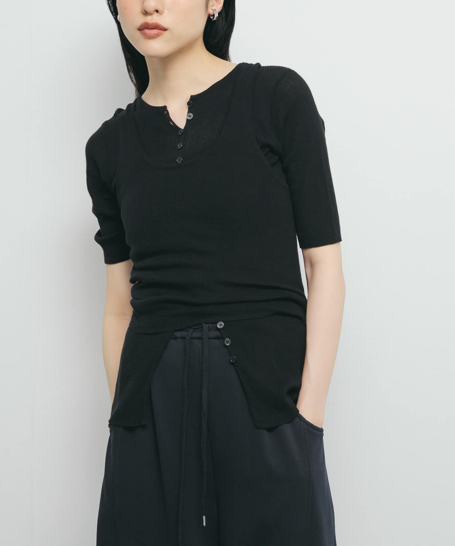 身長：160cm サイズ：one