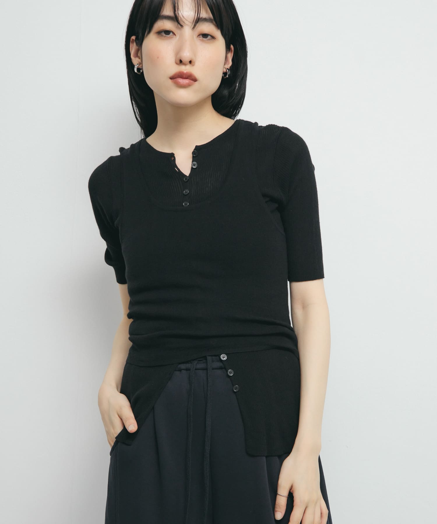 身長：160cm サイズ：one