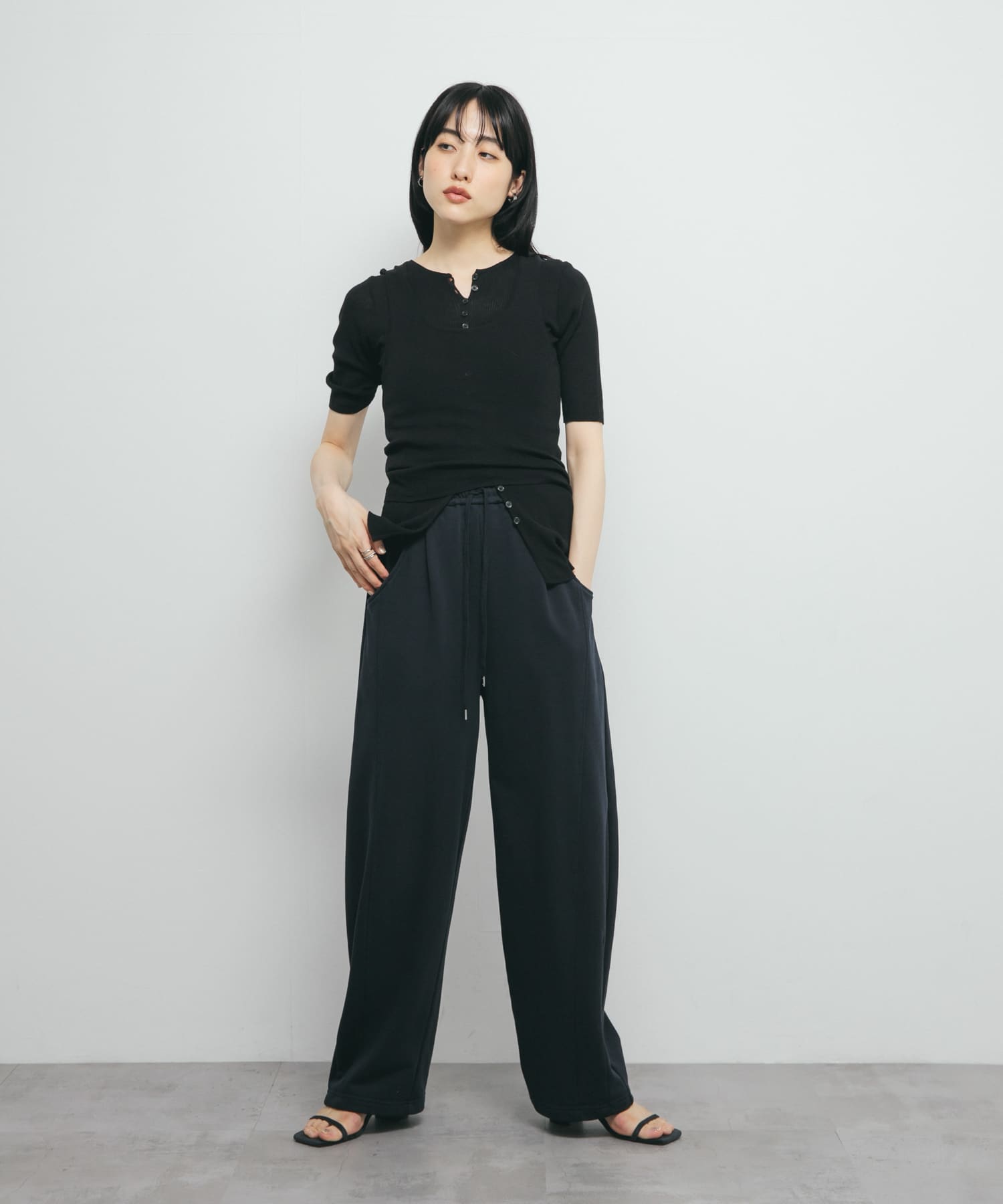 身長：160cm サイズ：one