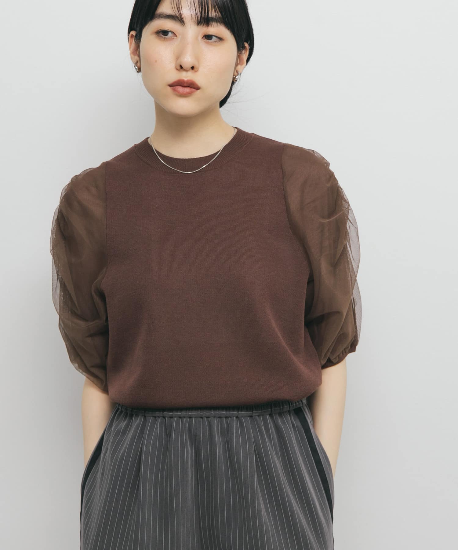 身長：160cm サイズ：one