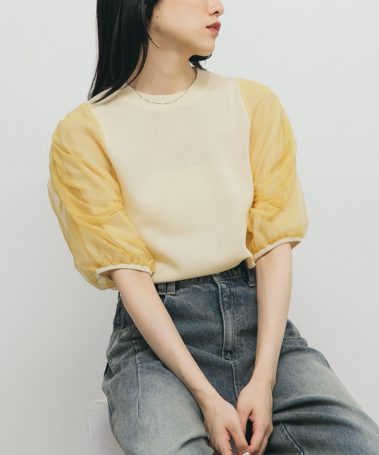 身長：160cm サイズ：one