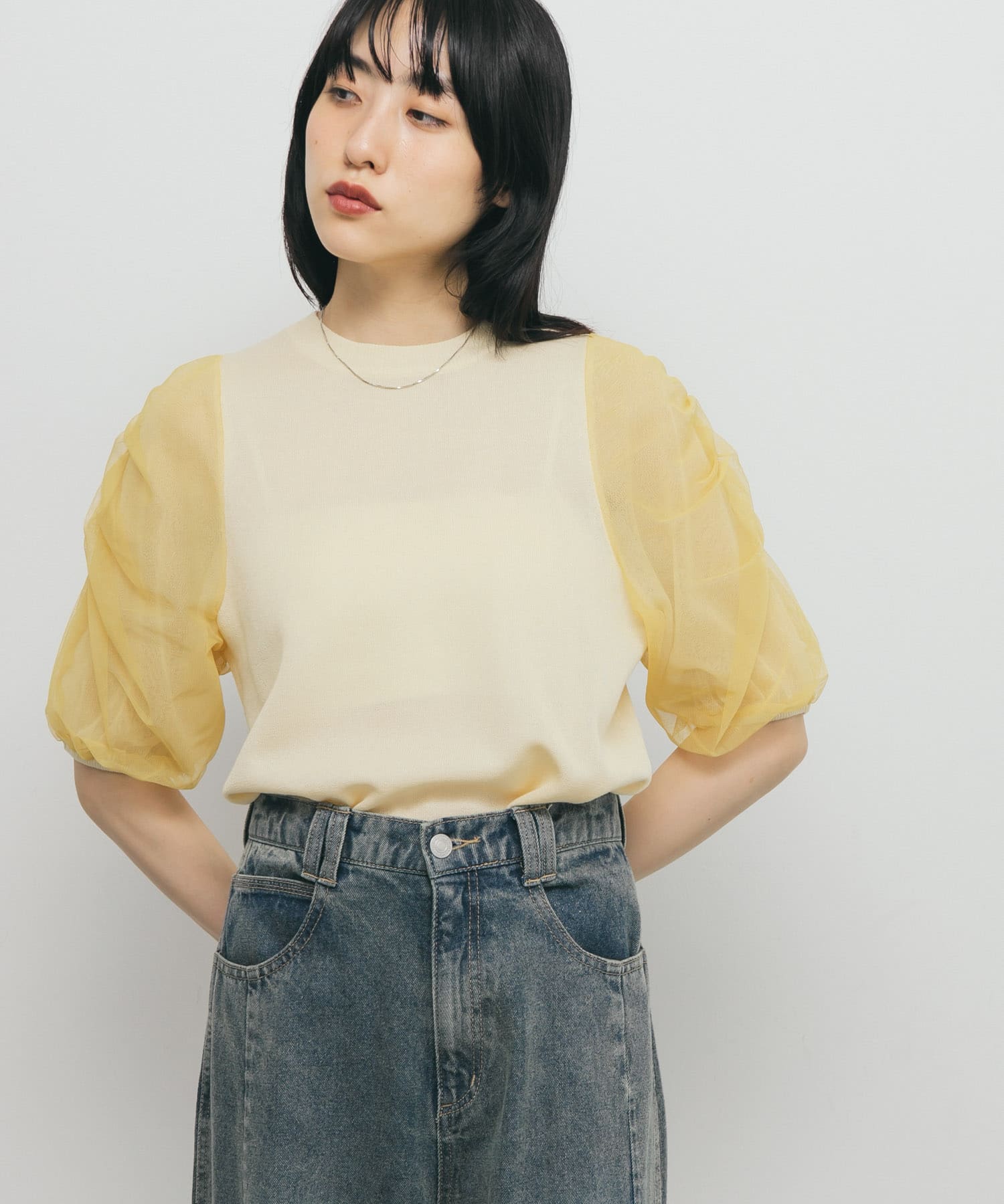 身長：160cm サイズ：one