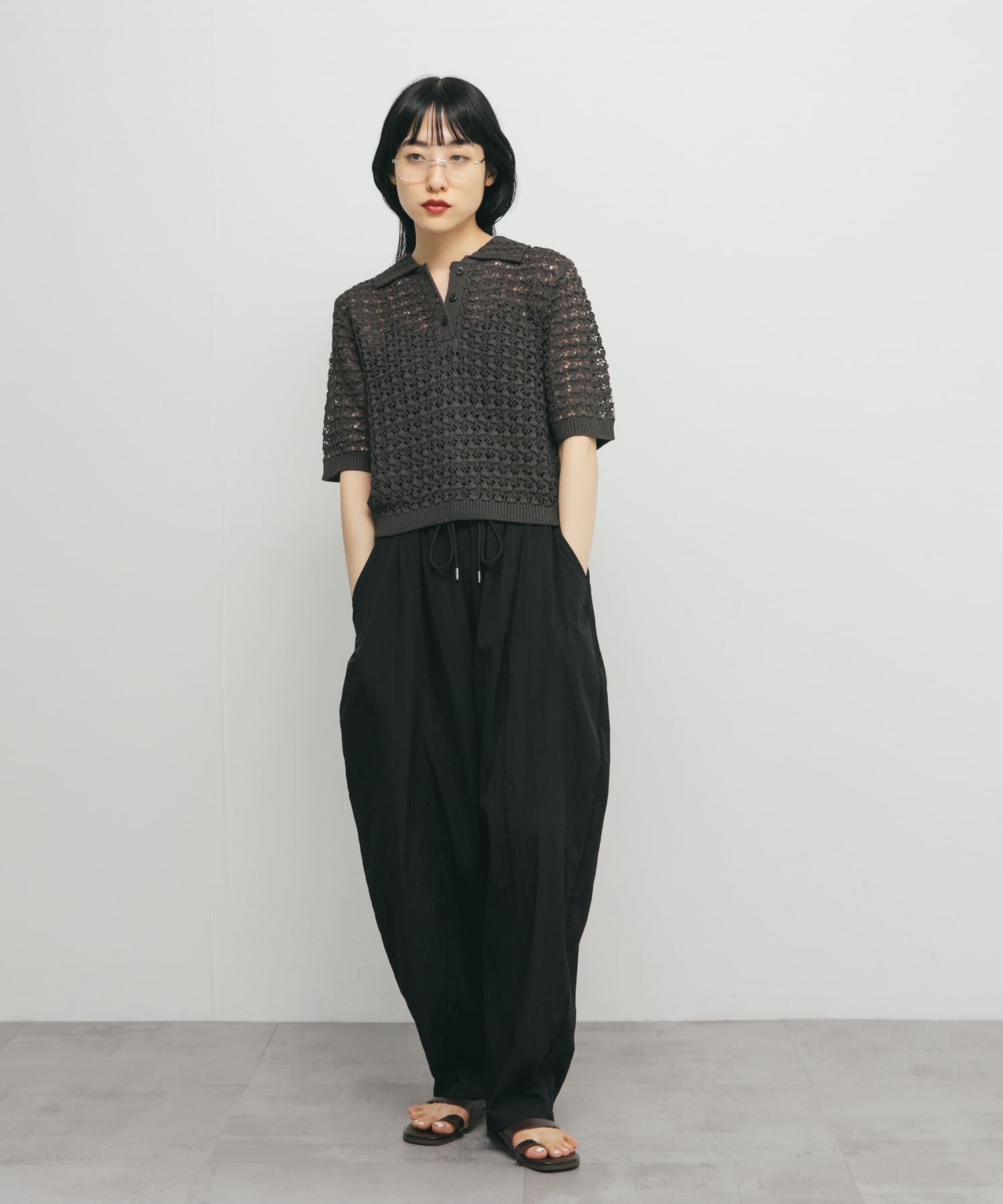 身長：160cm サイズ：one