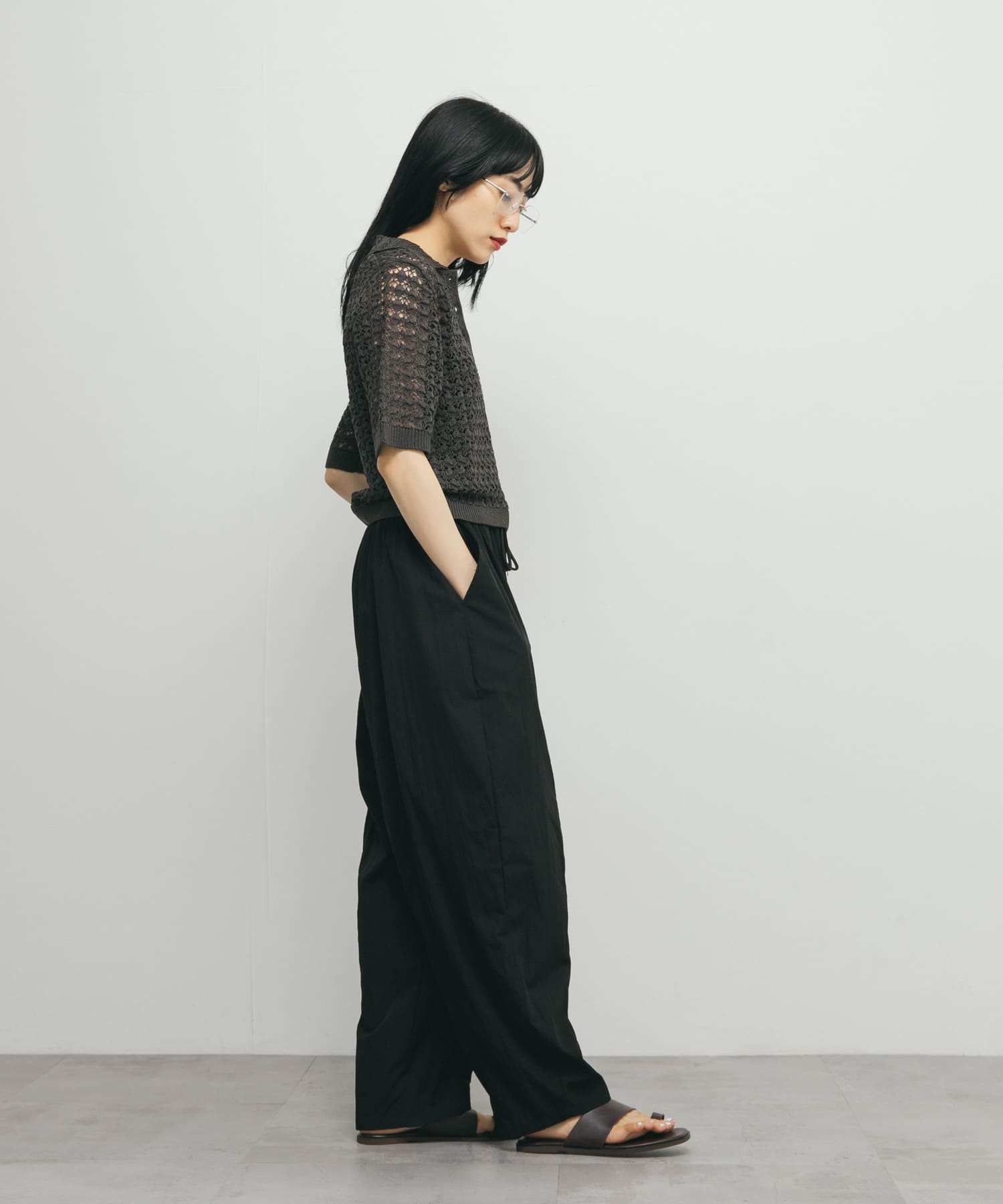 身長：160cm サイズ：one