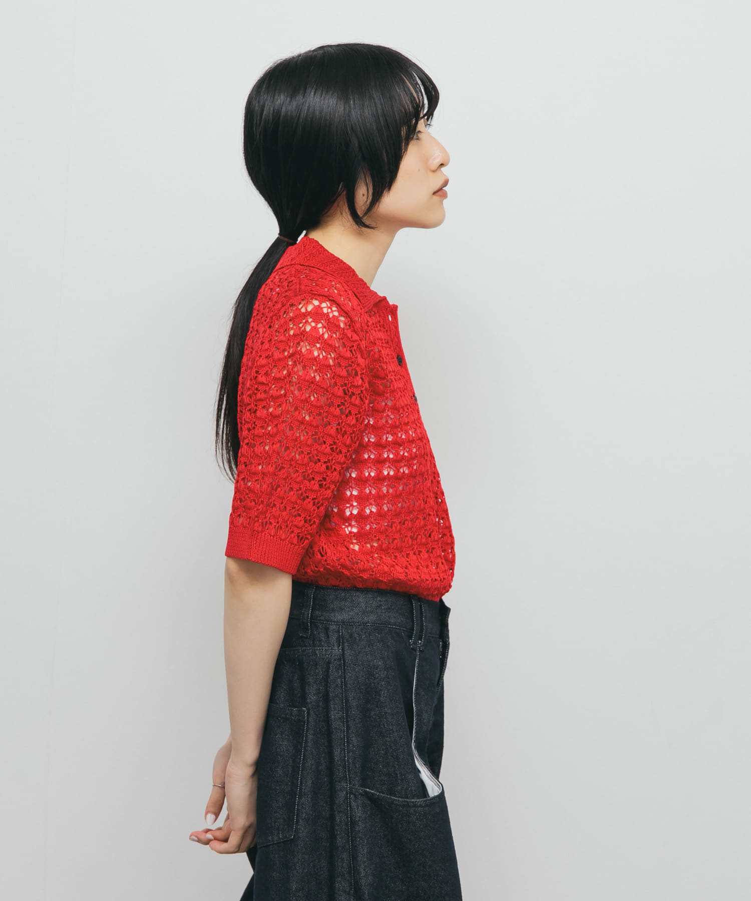 身長：160cm サイズ：one