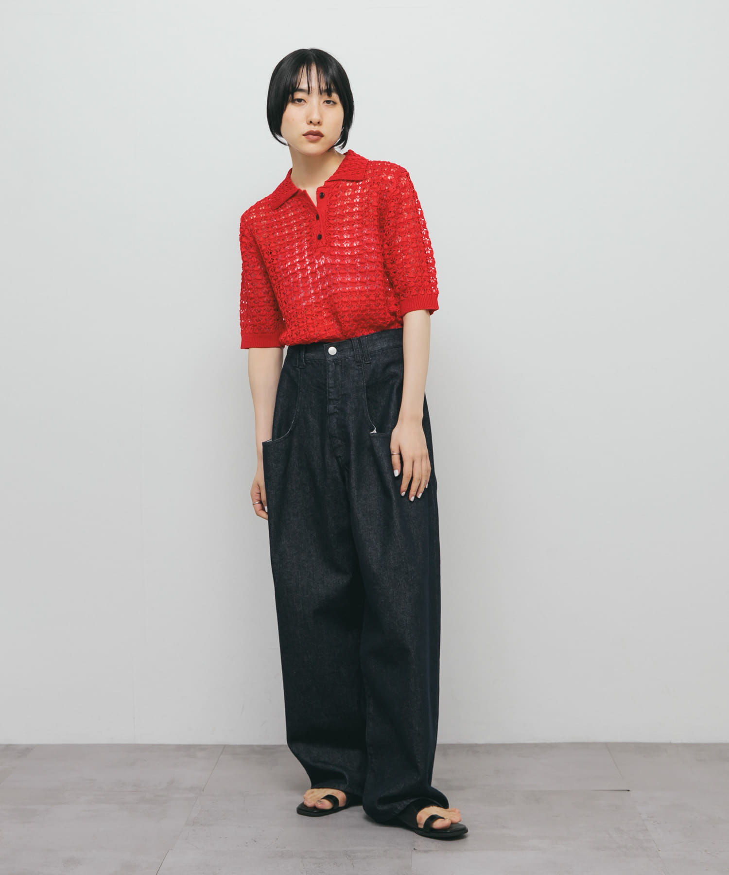 身長：160cm サイズ：one