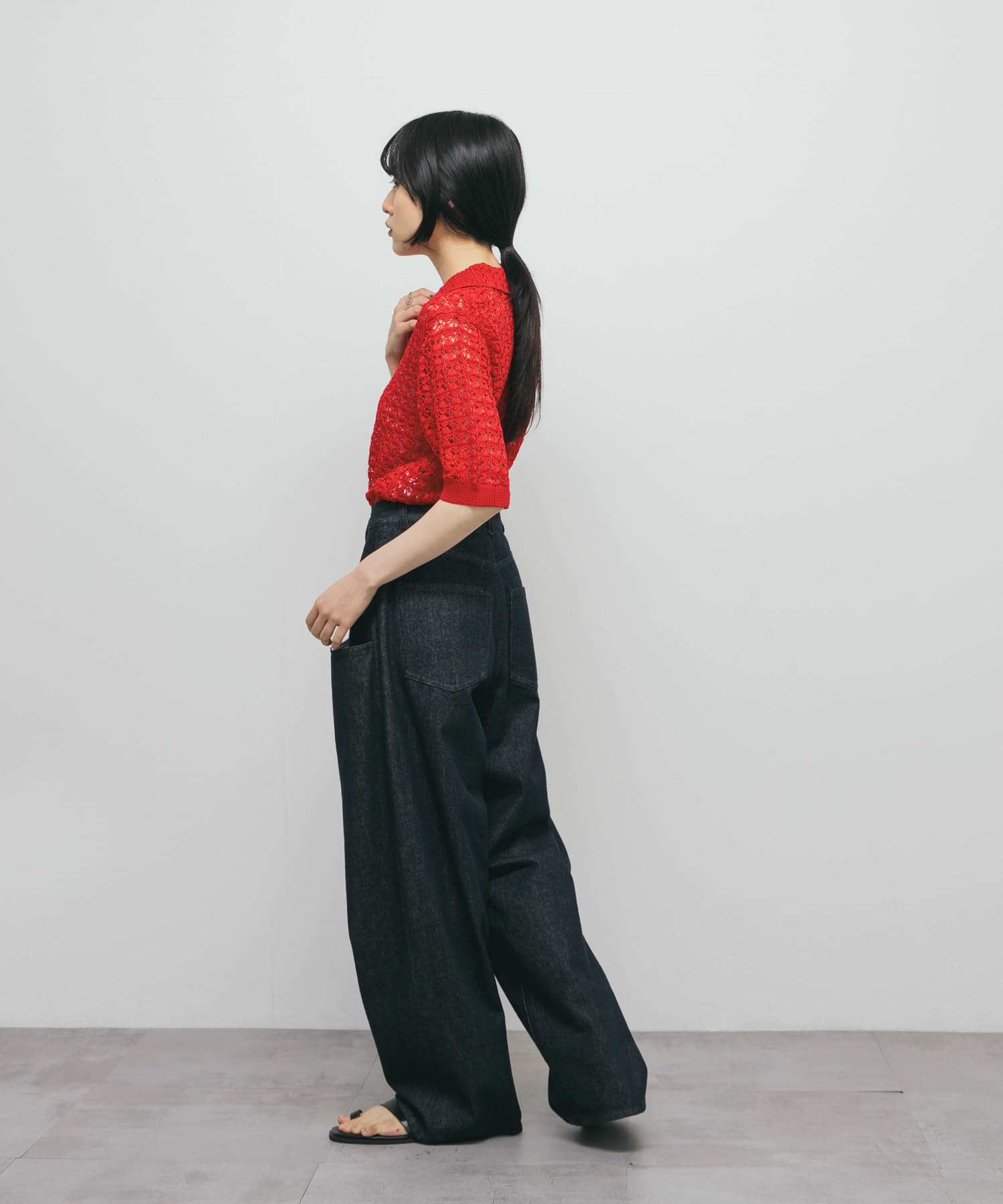 身長：160cm サイズ：one