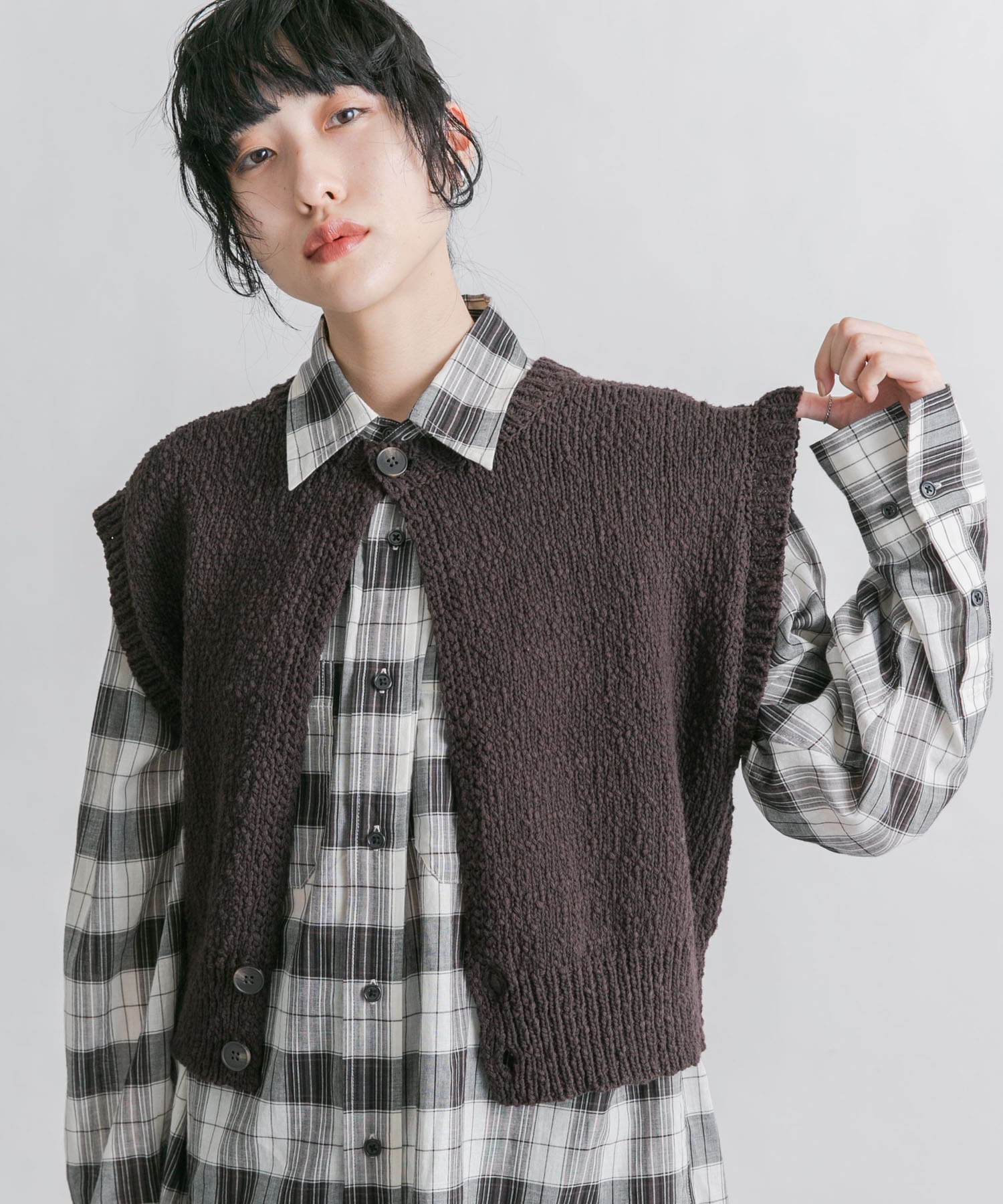 身長：160cm サイズ：one