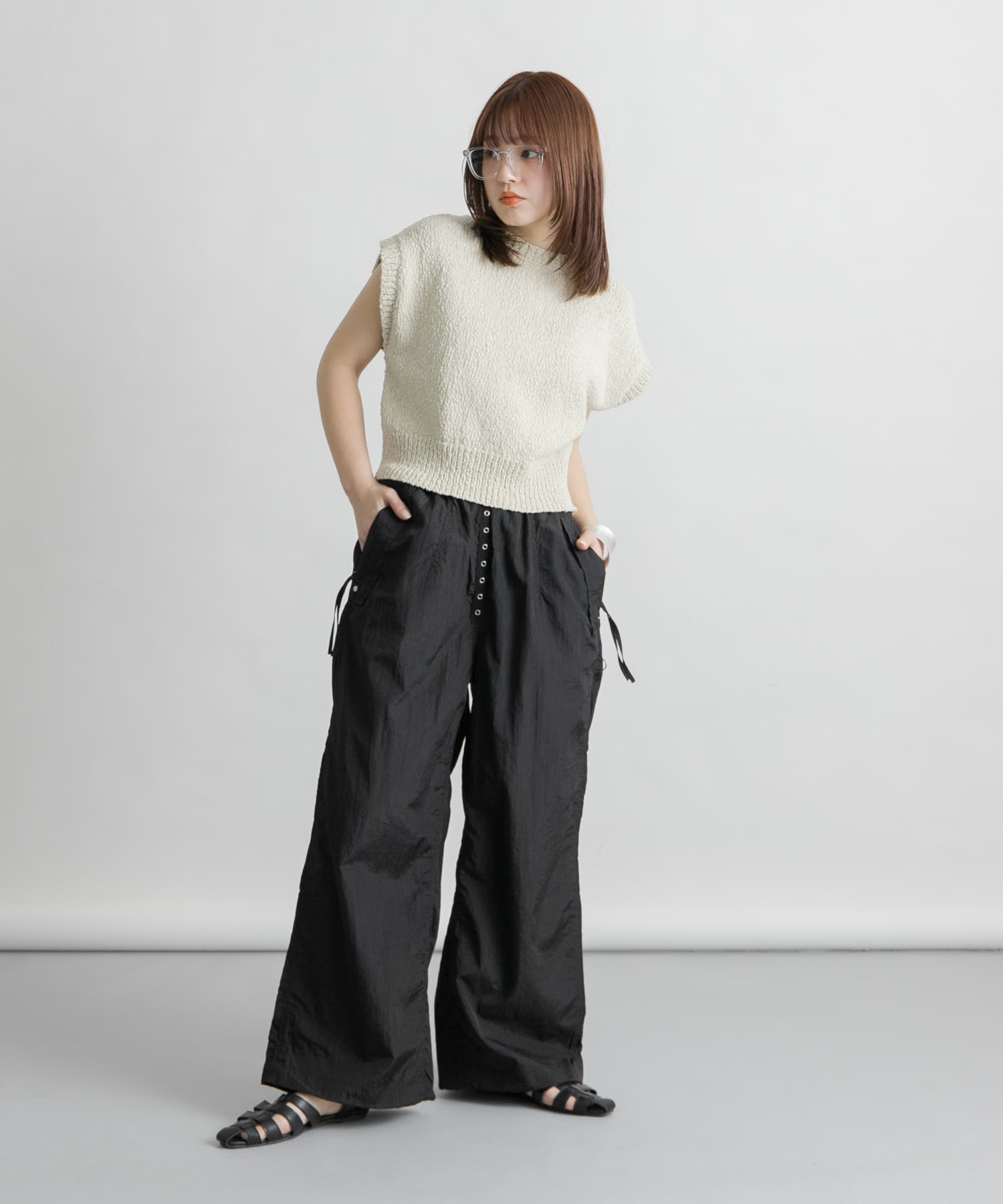 身長：160cm サイズ：one