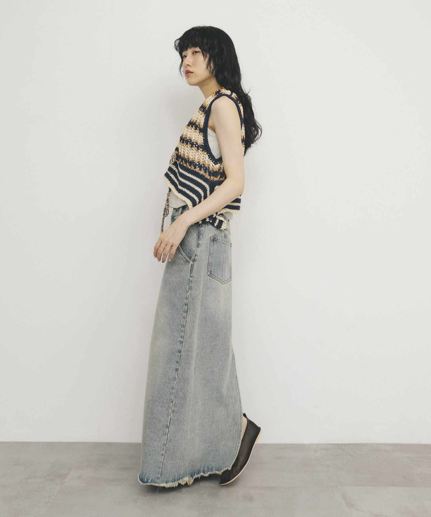 身長：160cm サイズ：one