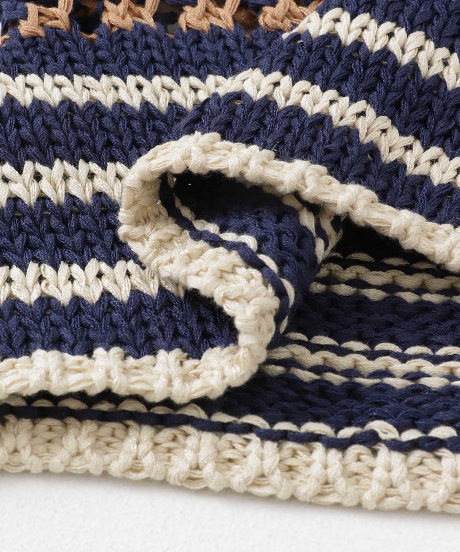 2WAYボーダーベスト NAVY MIX one