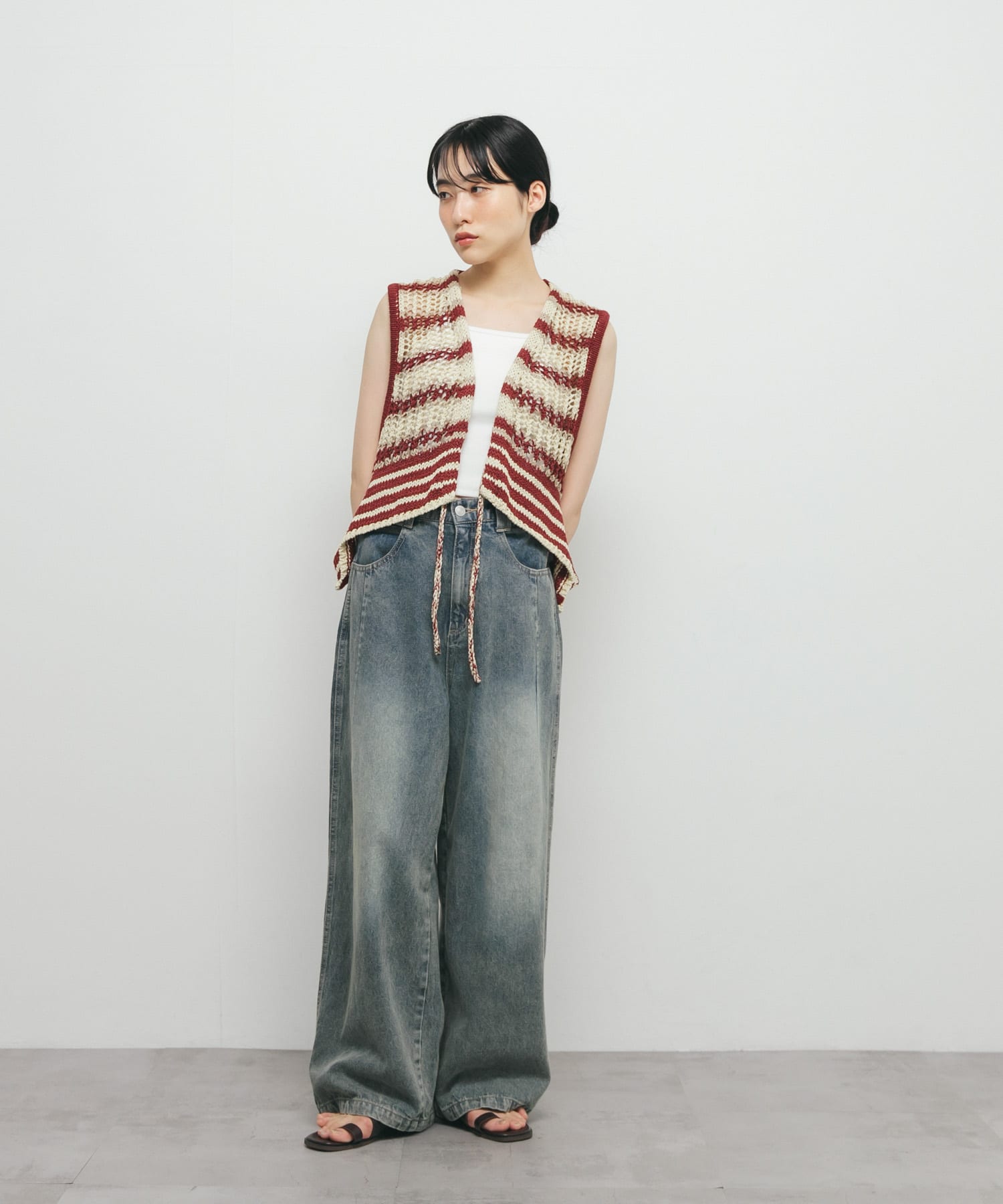 身長：160cm サイズ：one