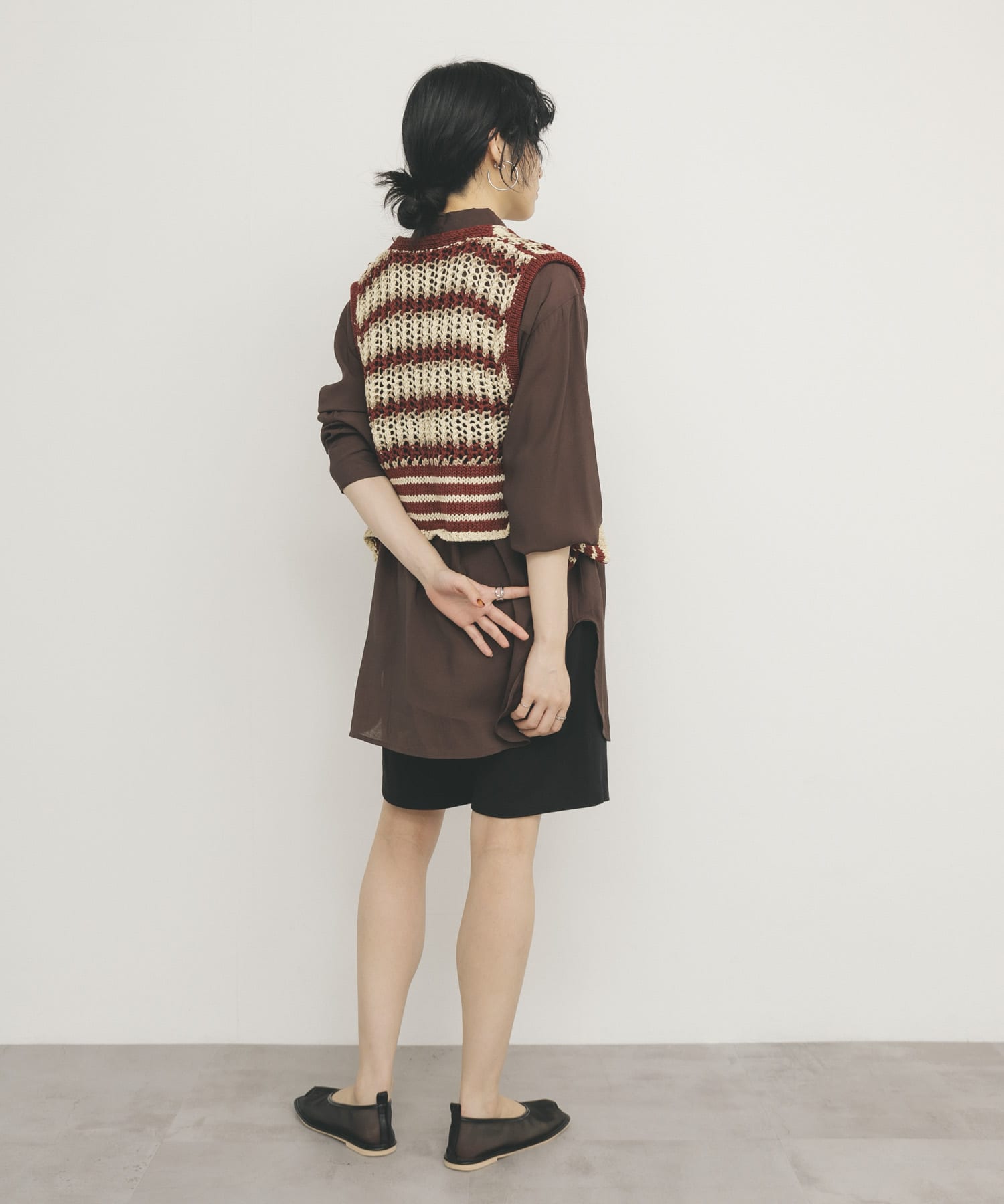 身長：160cm サイズ：one