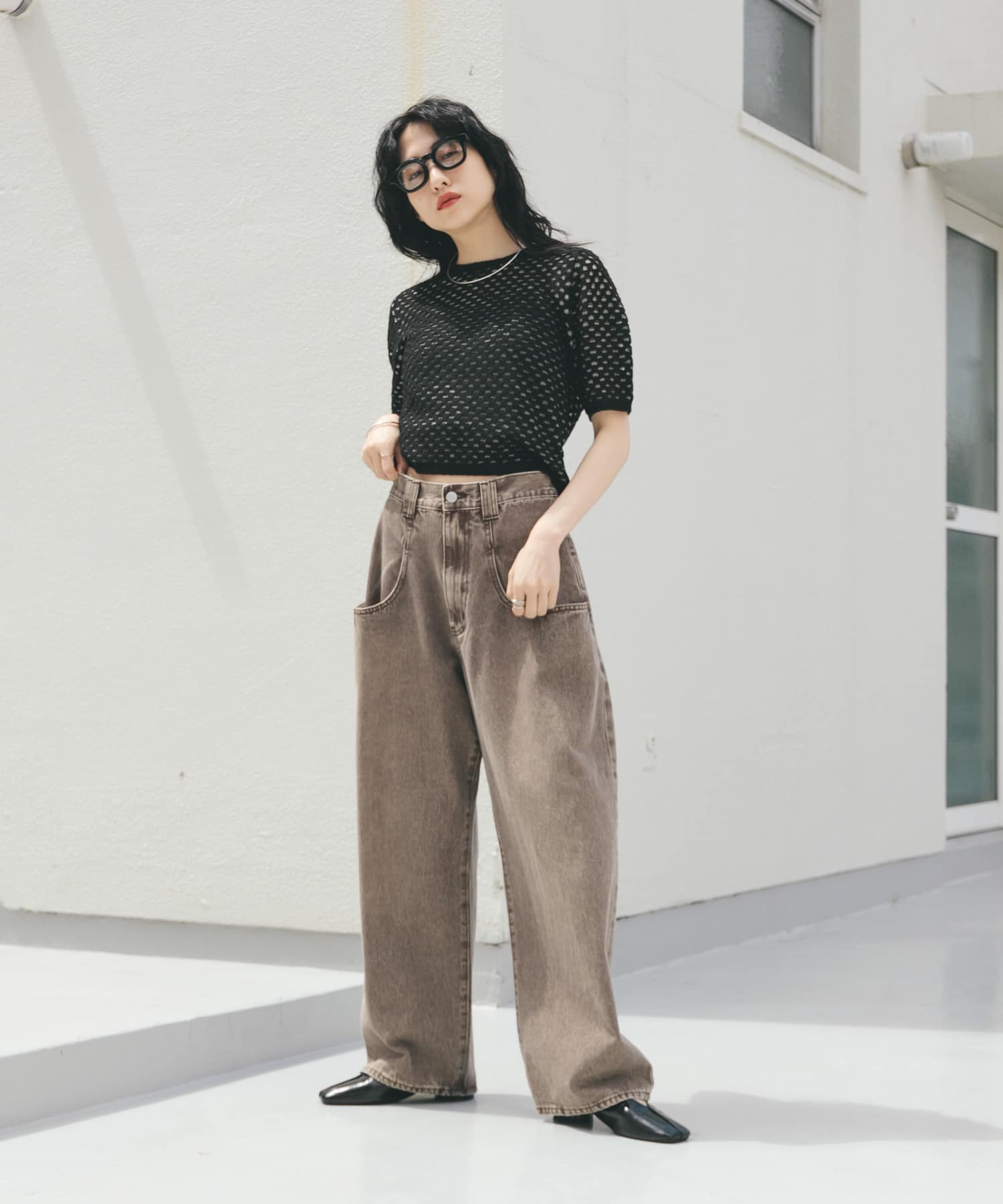 身長：160cm サイズ：one