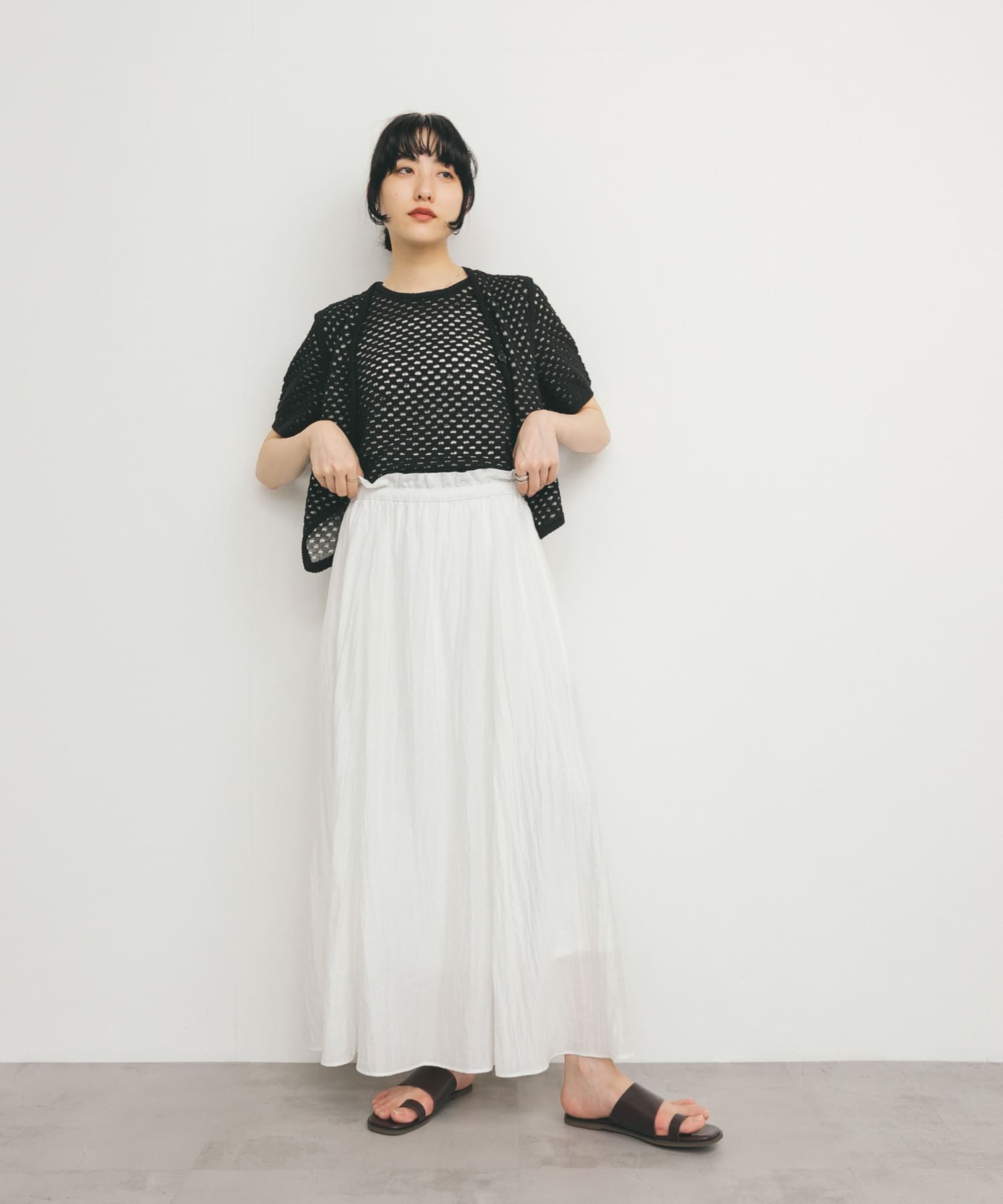 身長：160cm サイズ：one