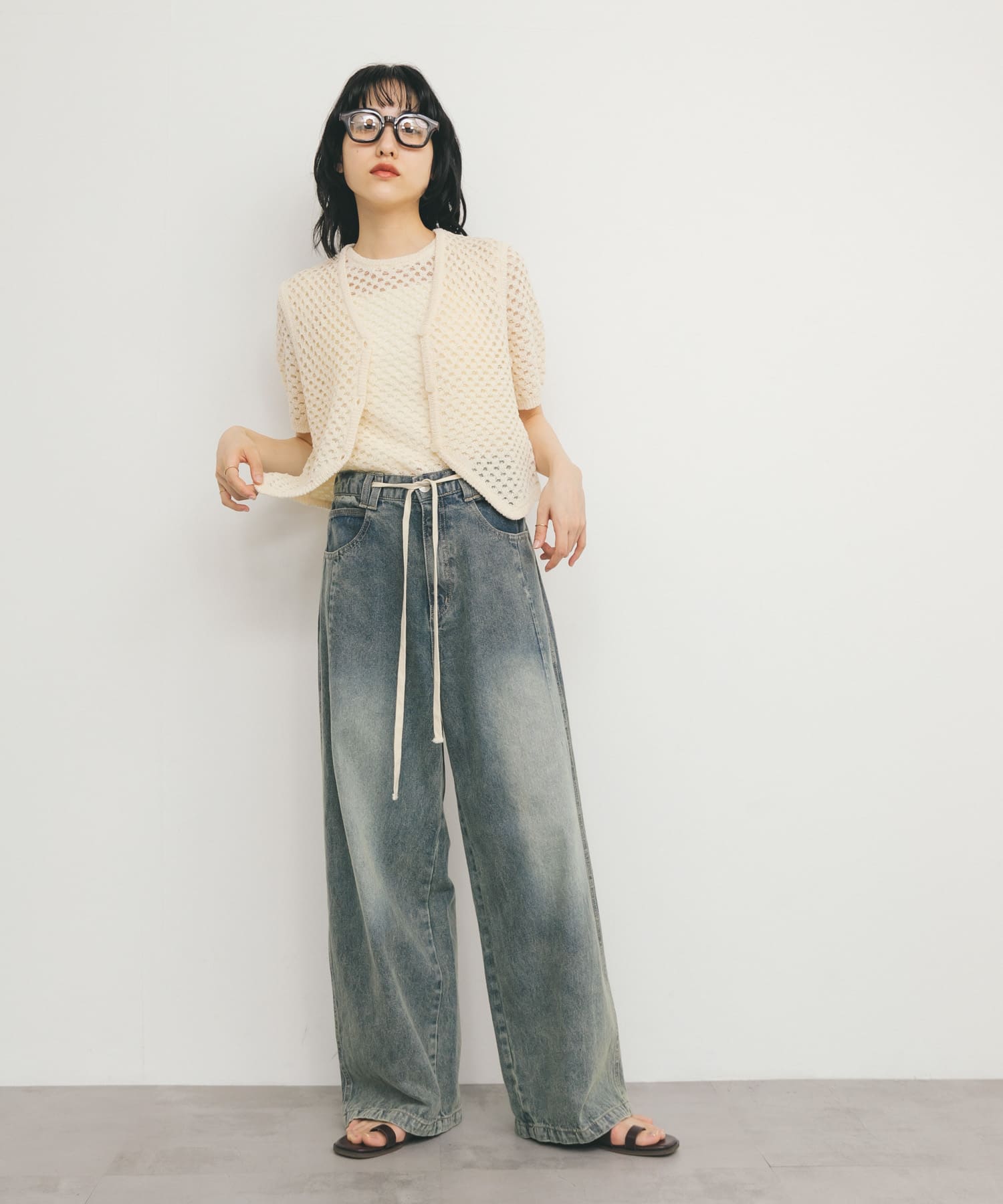 身長：160cm サイズ：one