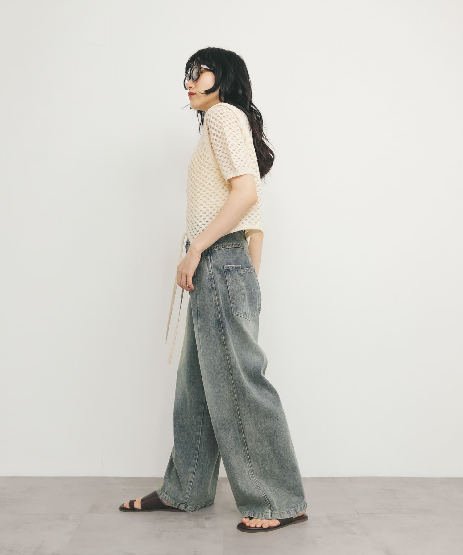 身長：160cm サイズ：one