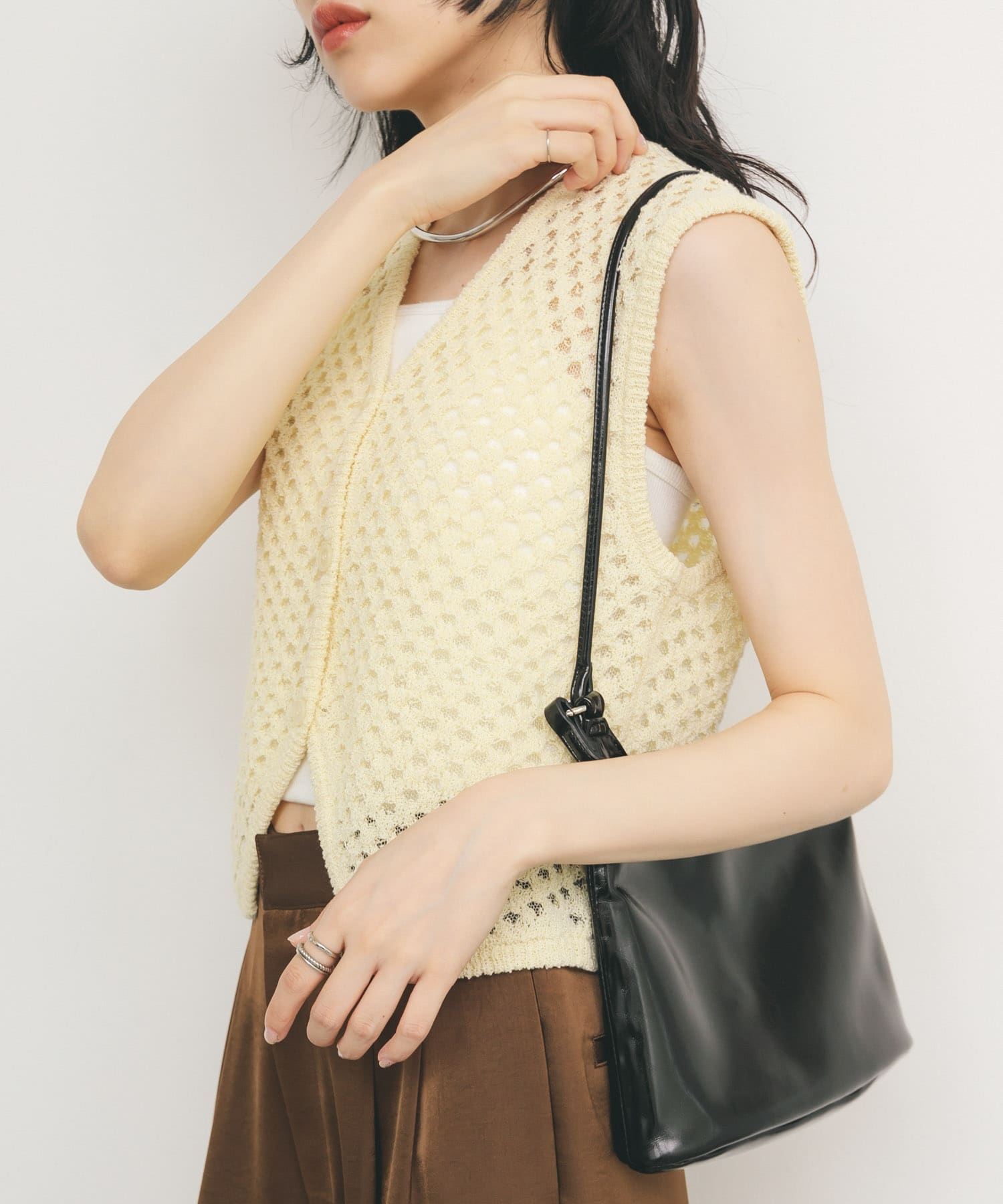 身長：160cm サイズ：one