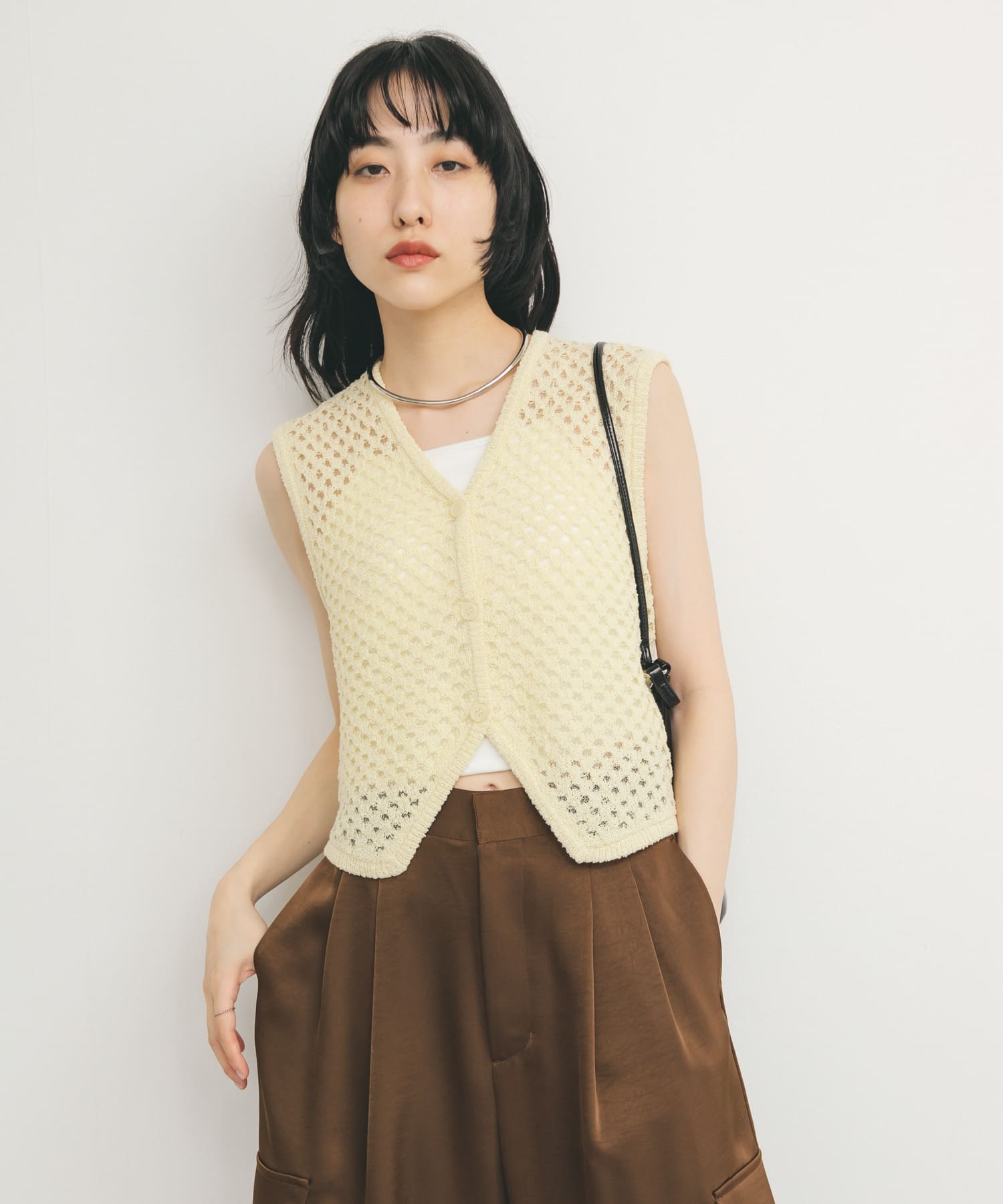 身長：160cm サイズ：one