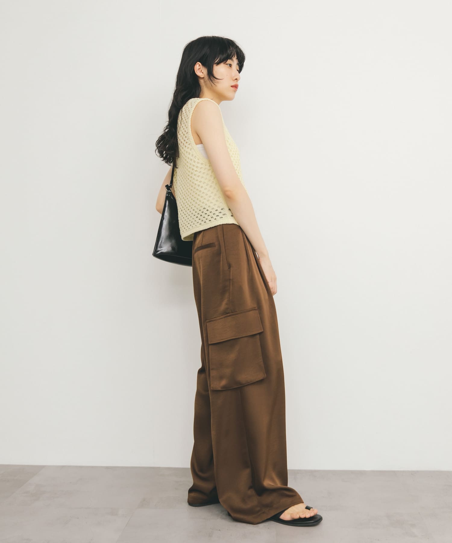 身長：160cm サイズ：one