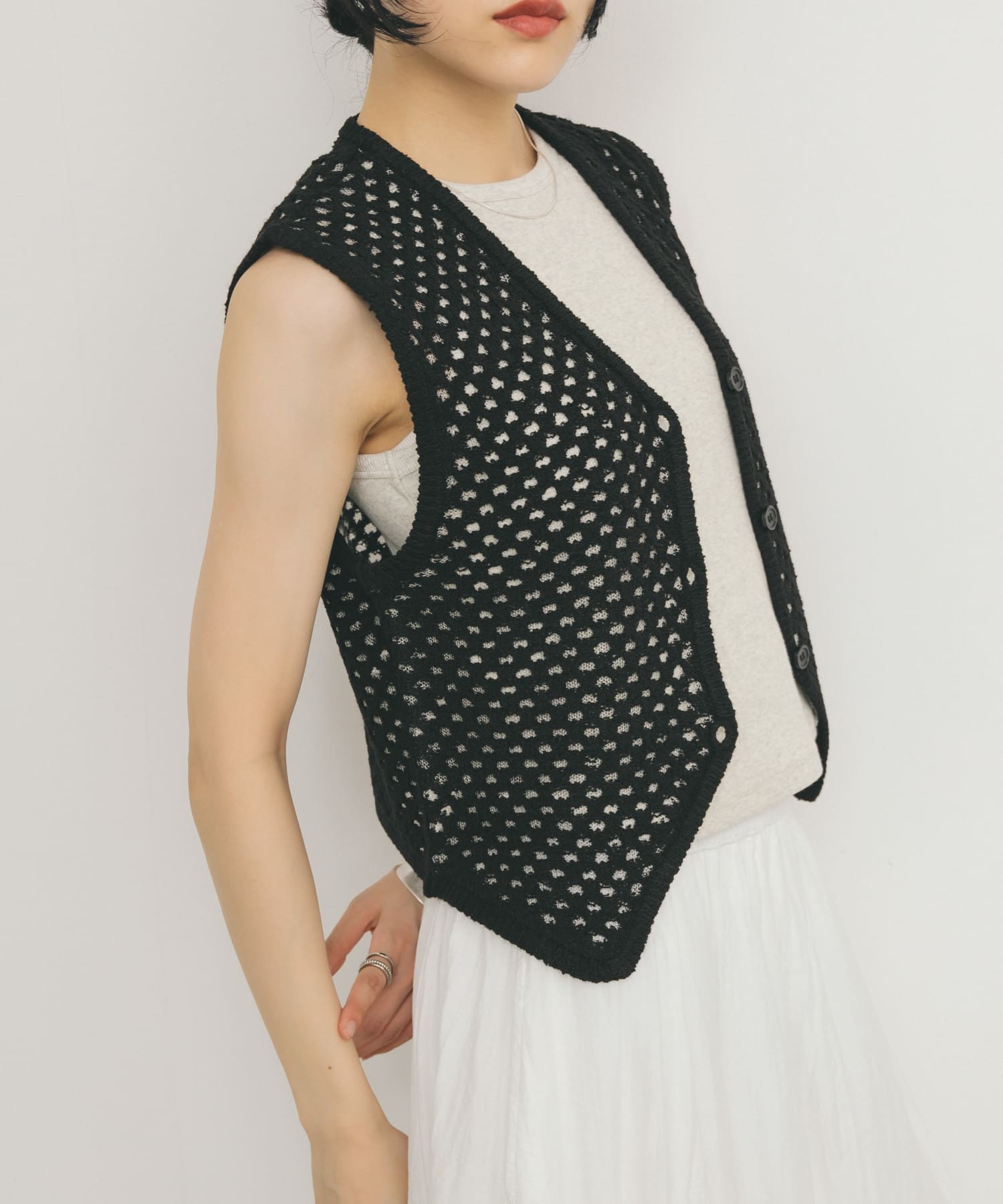 身長：160cm サイズ：one