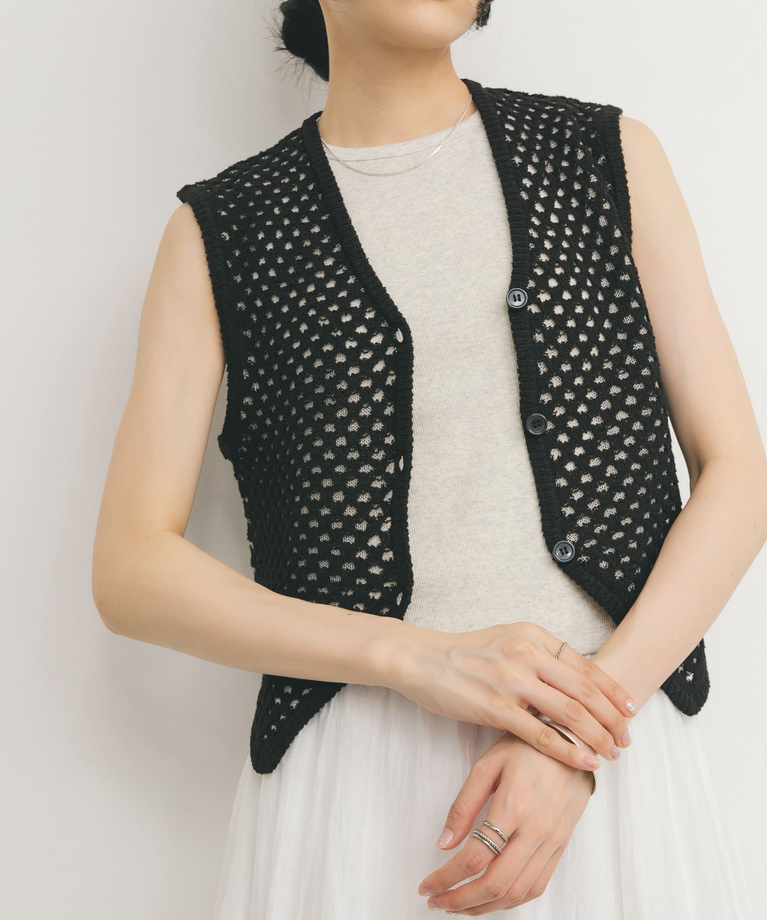 身長：160cm サイズ：one