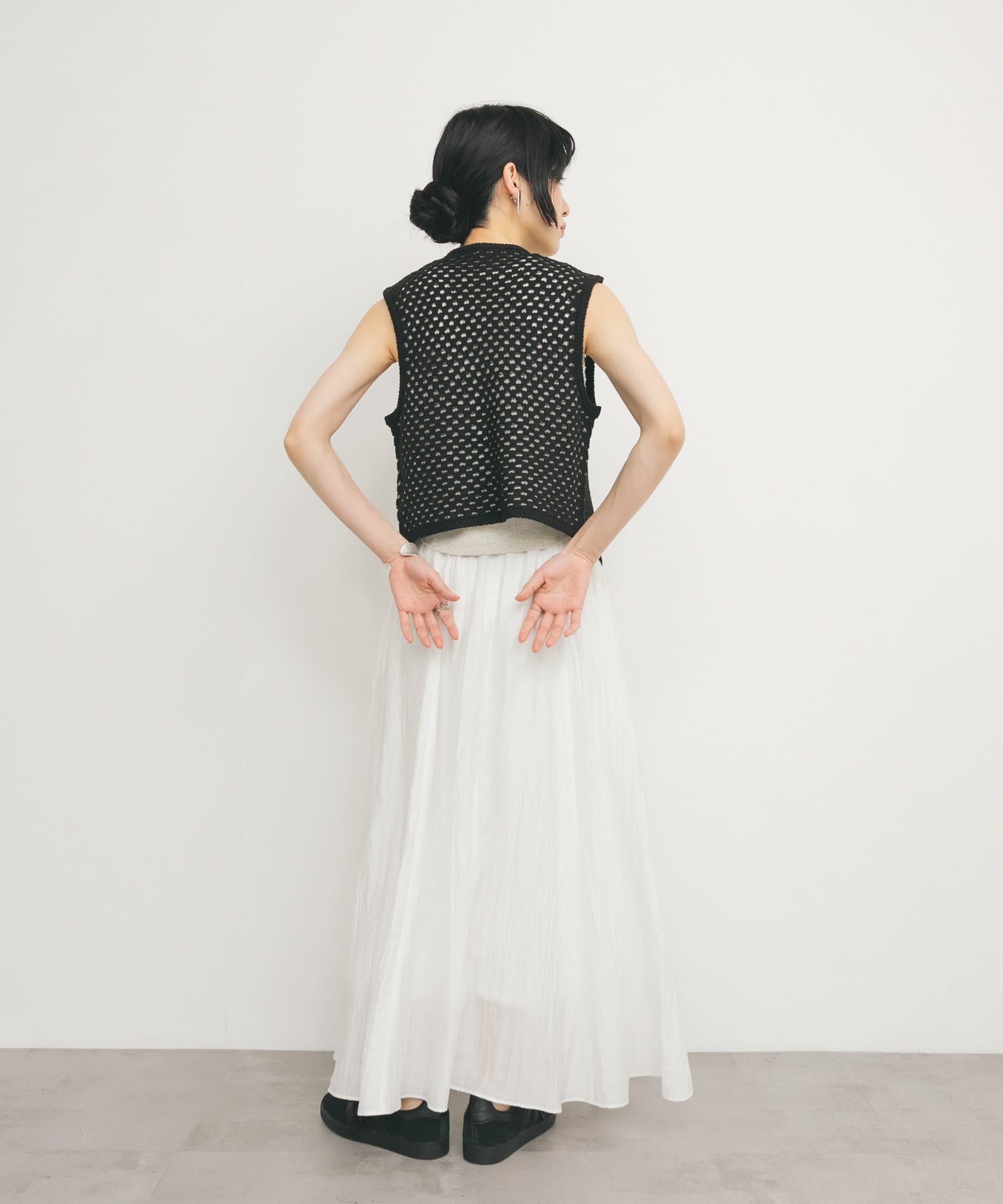 身長：160cm サイズ：one