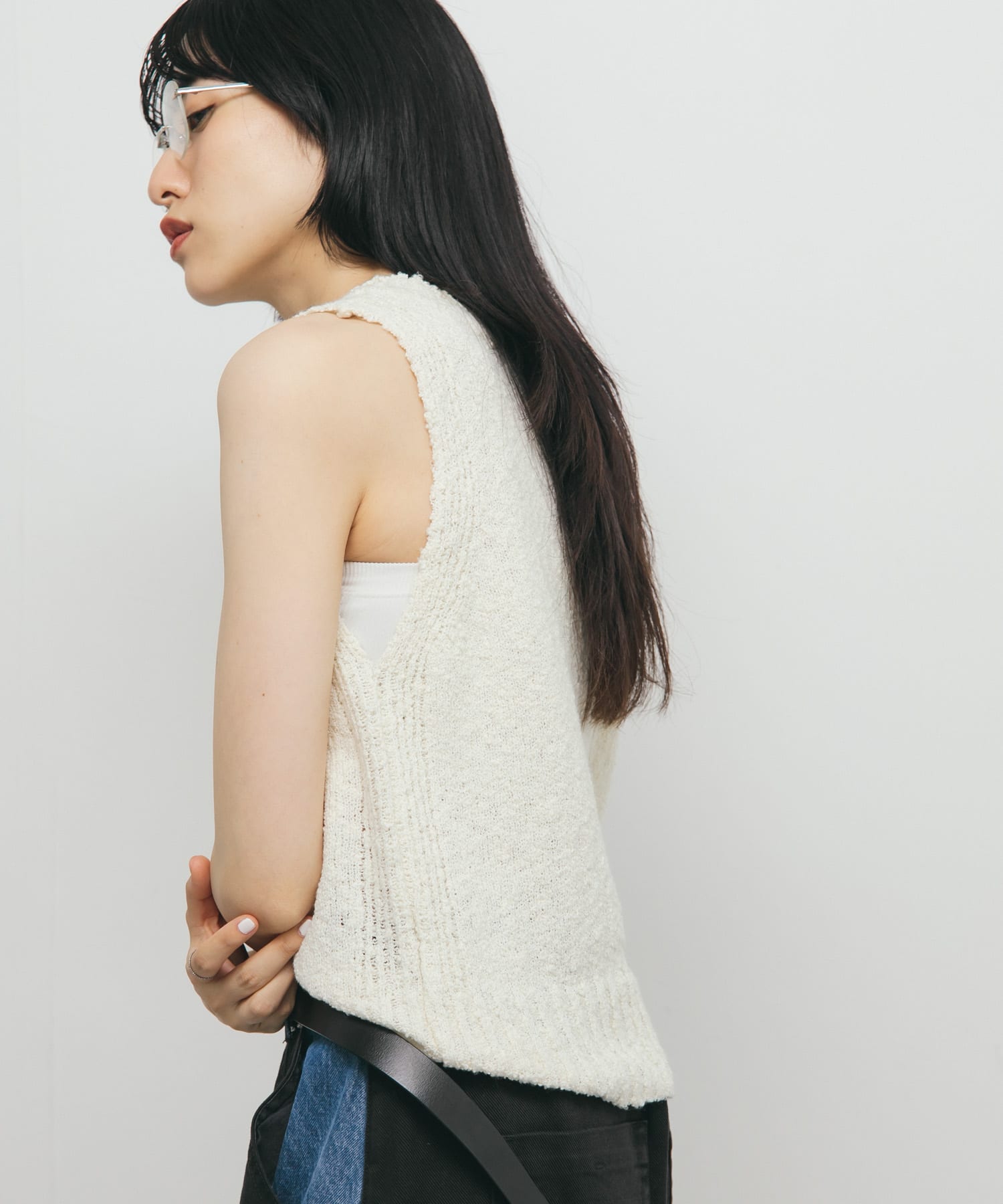 身長：160cm サイズ：one