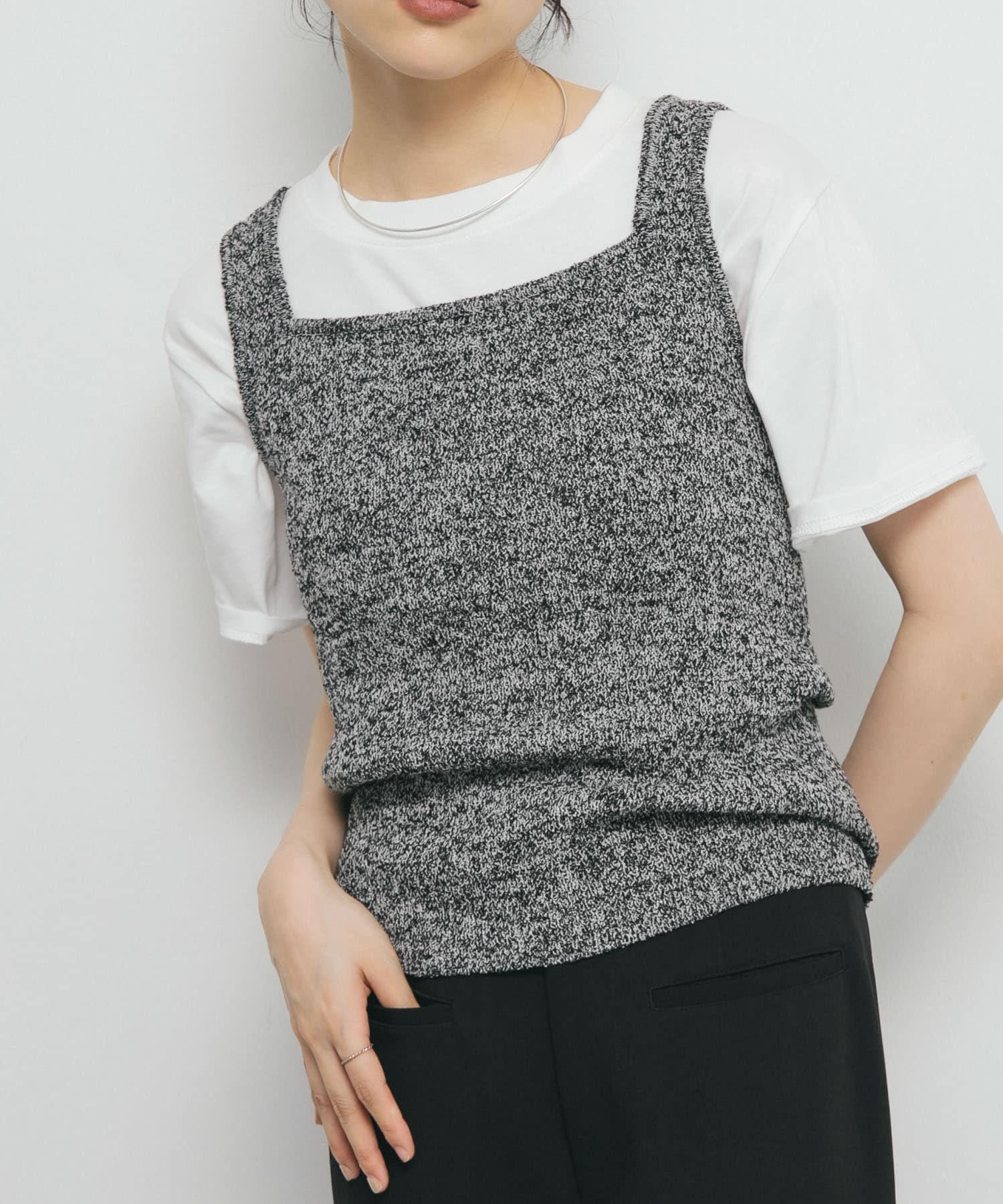 身長：160cm サイズ：one