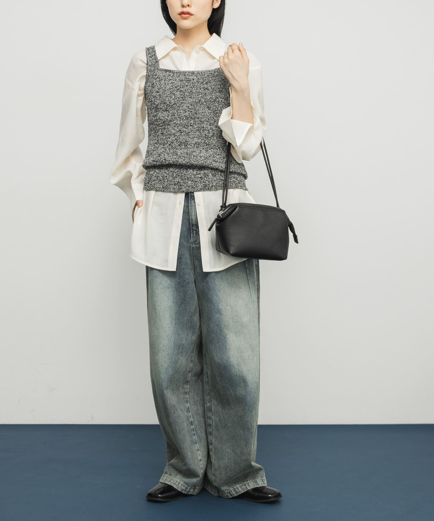 身長：160cm サイズ：one