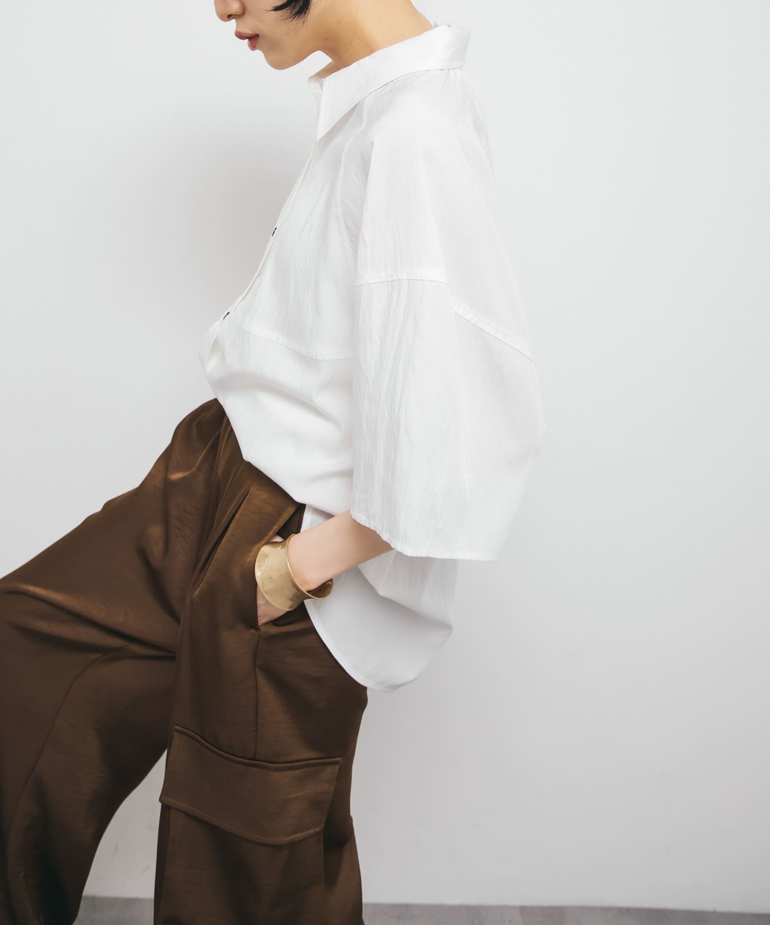 身長：160cm サイズ：one
