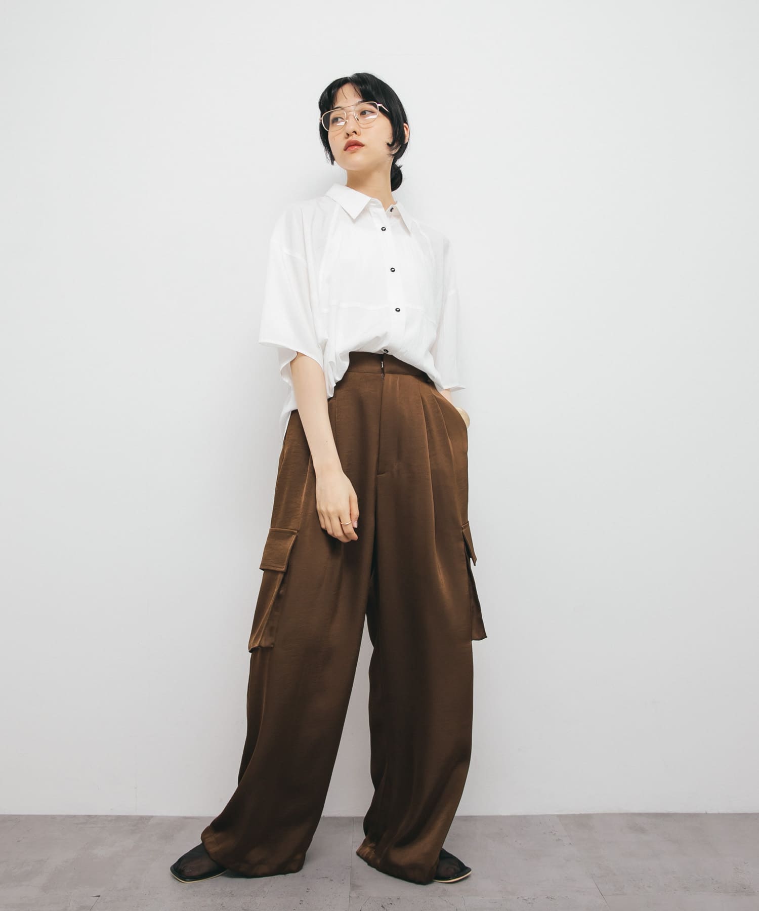 身長：160cm サイズ：one