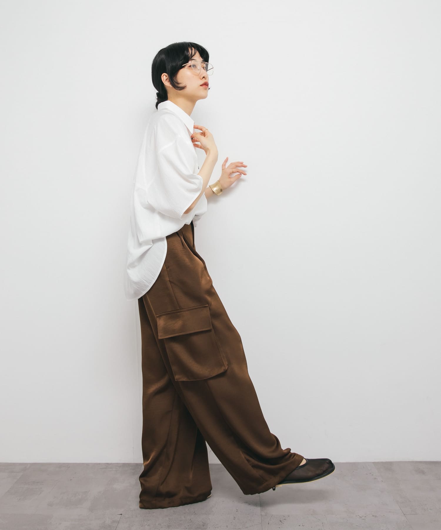 身長：160cm サイズ：one