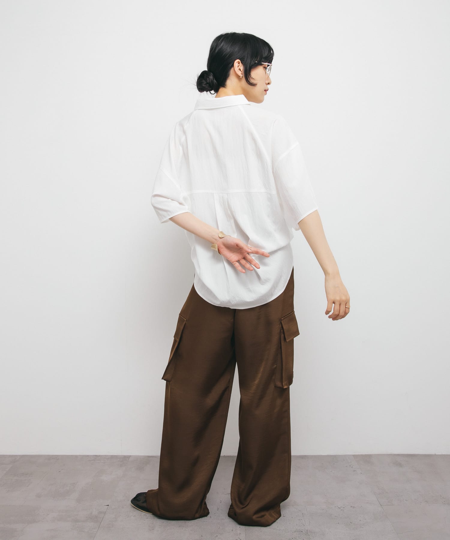身長：160cm サイズ：one