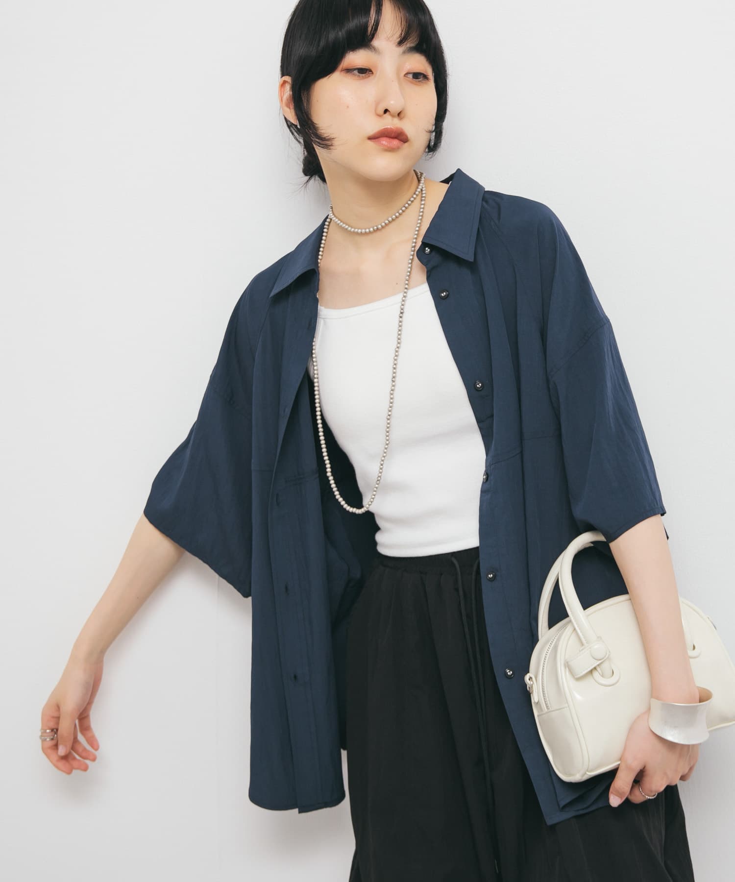 身長：160cm サイズ：one