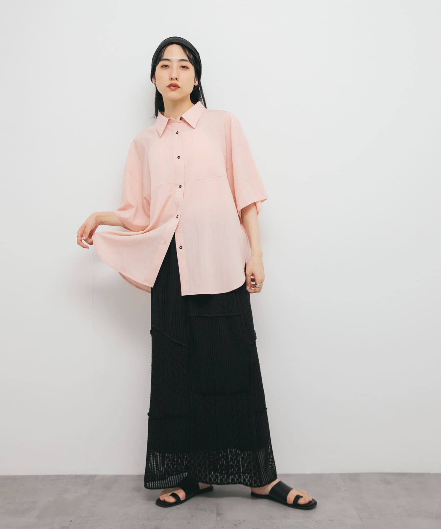 身長：160cm サイズ：one