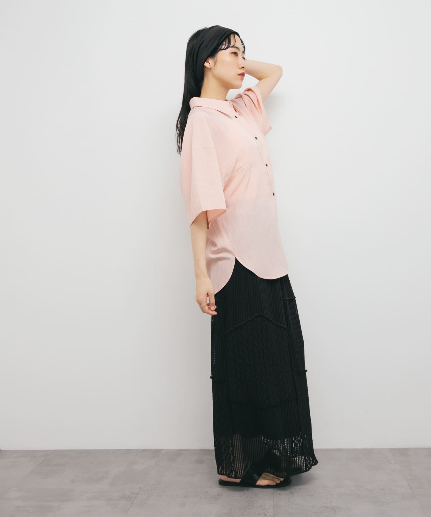 身長：160cm サイズ：one