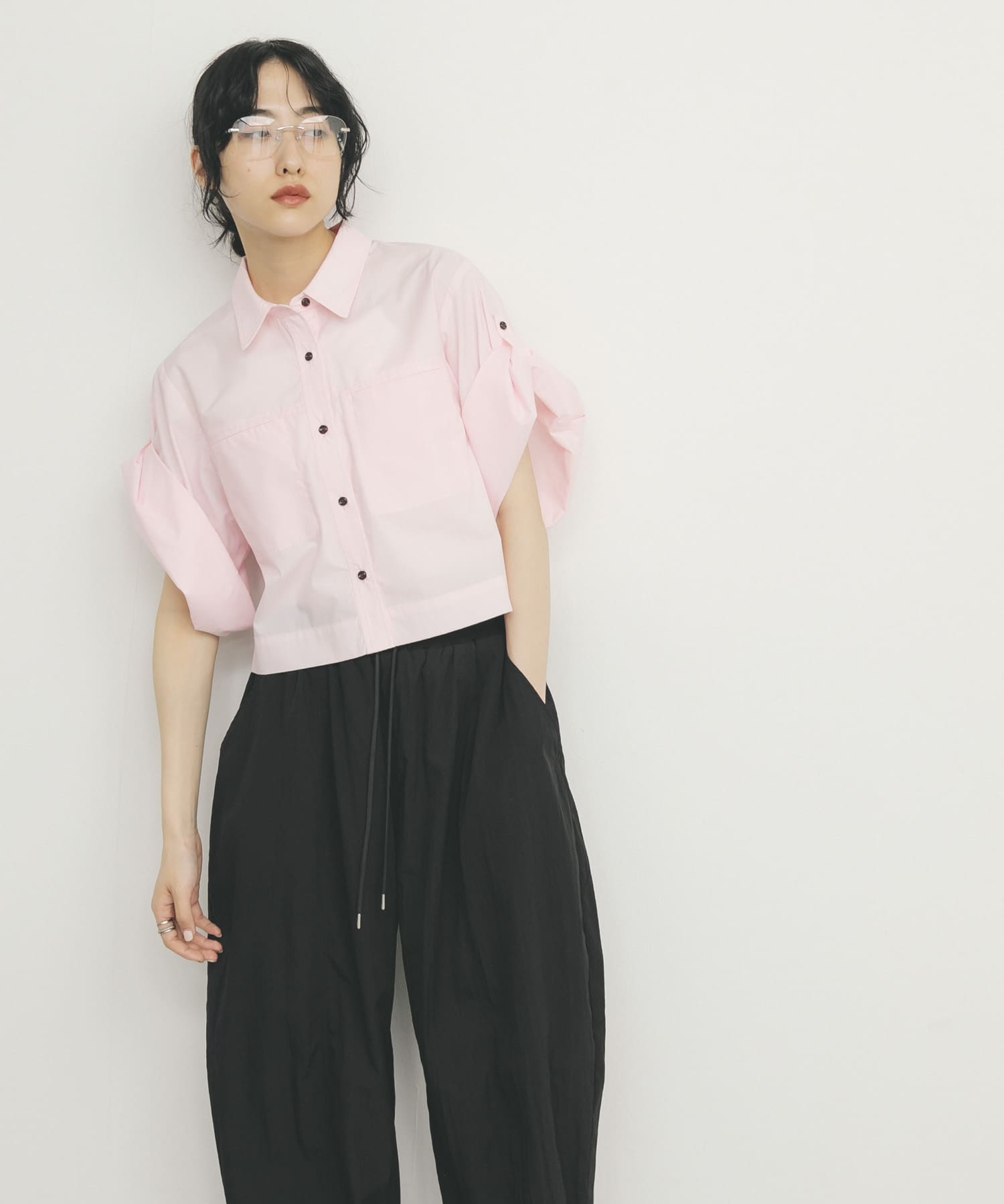 身長：160cm サイズ：one