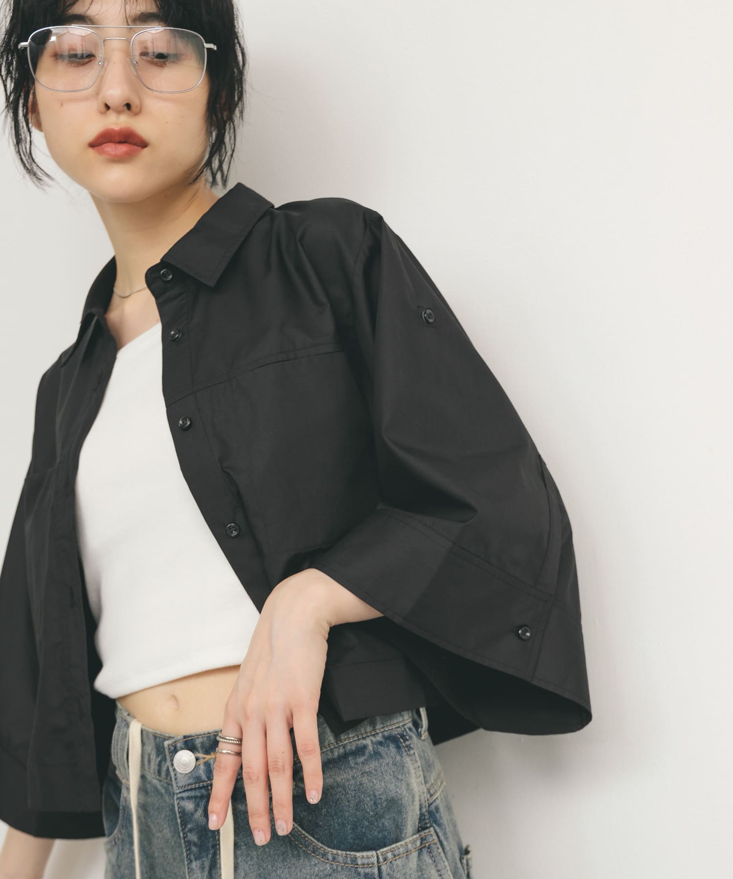 身長：160cm サイズ：one