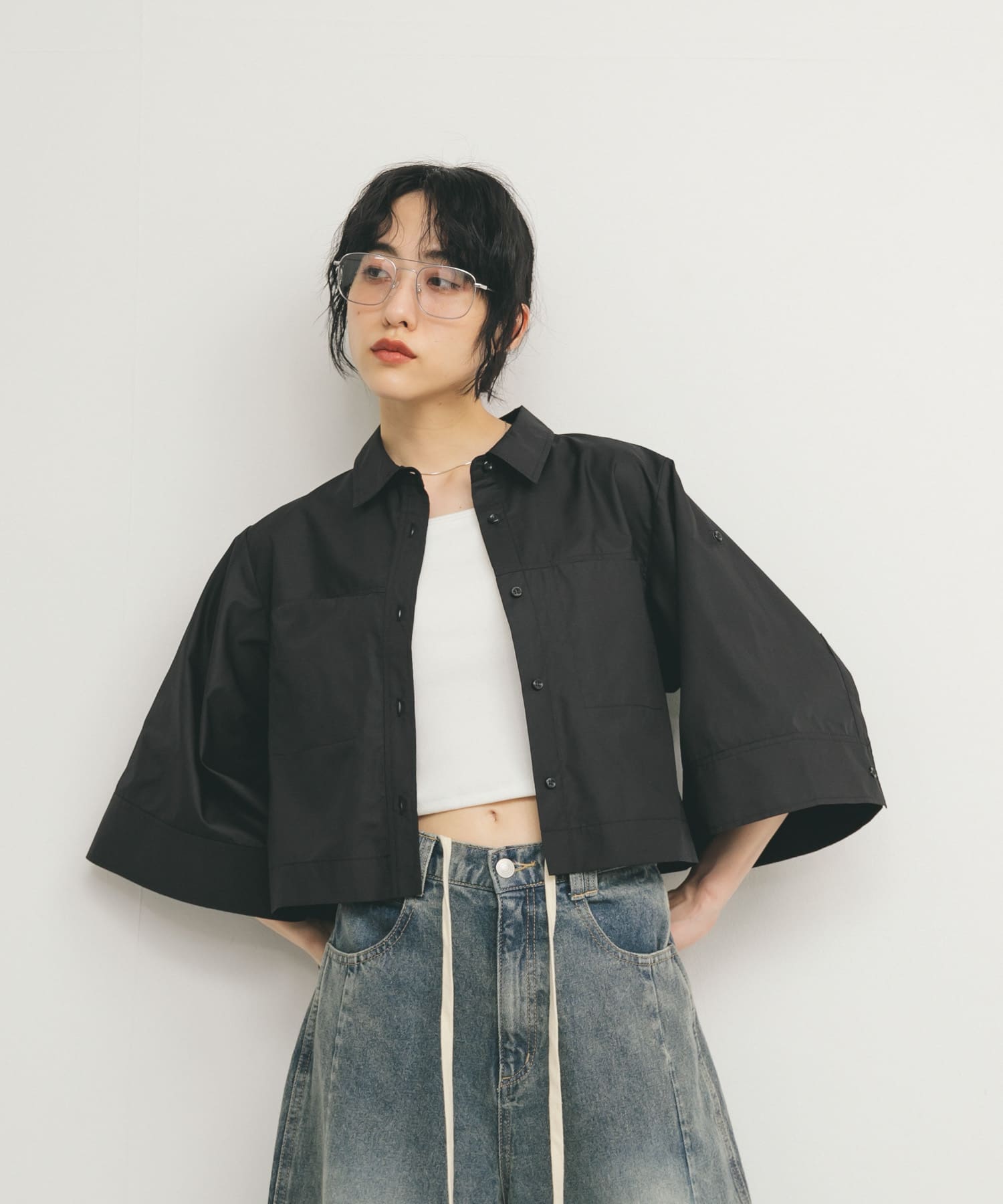 身長：160cm サイズ：one