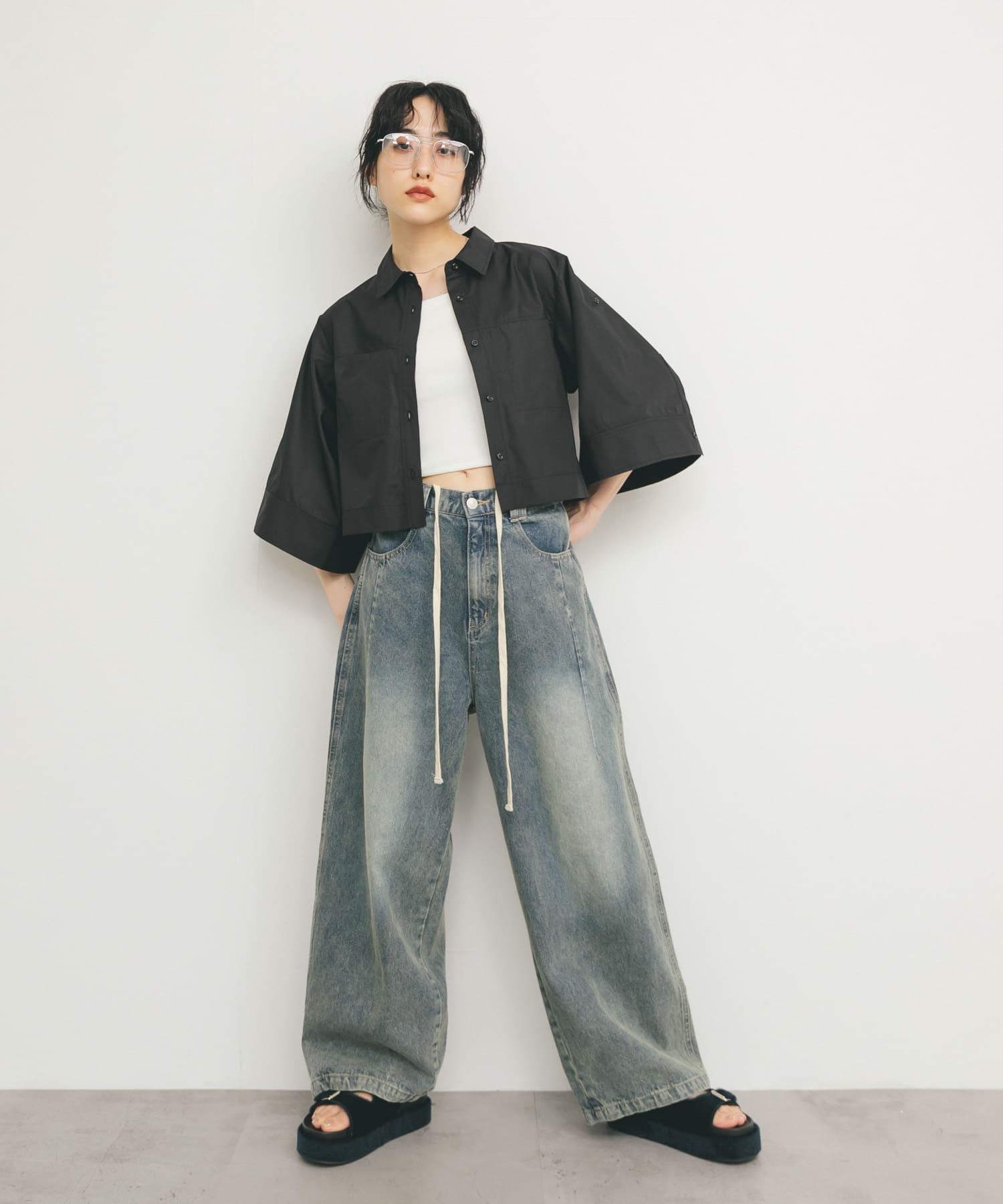 身長：160cm サイズ：one