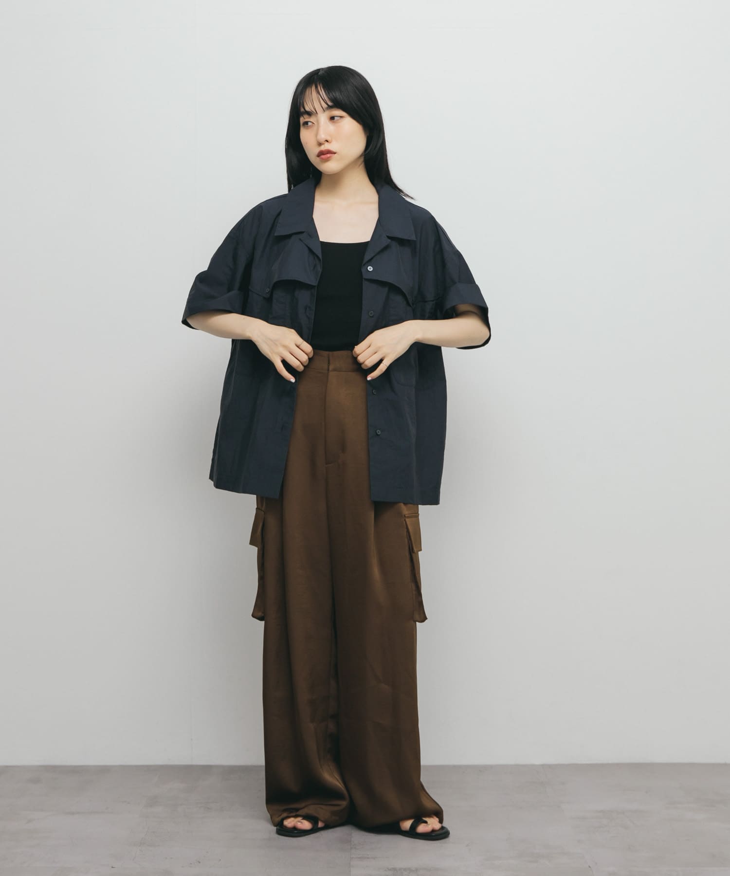 身長：160cm サイズ：one