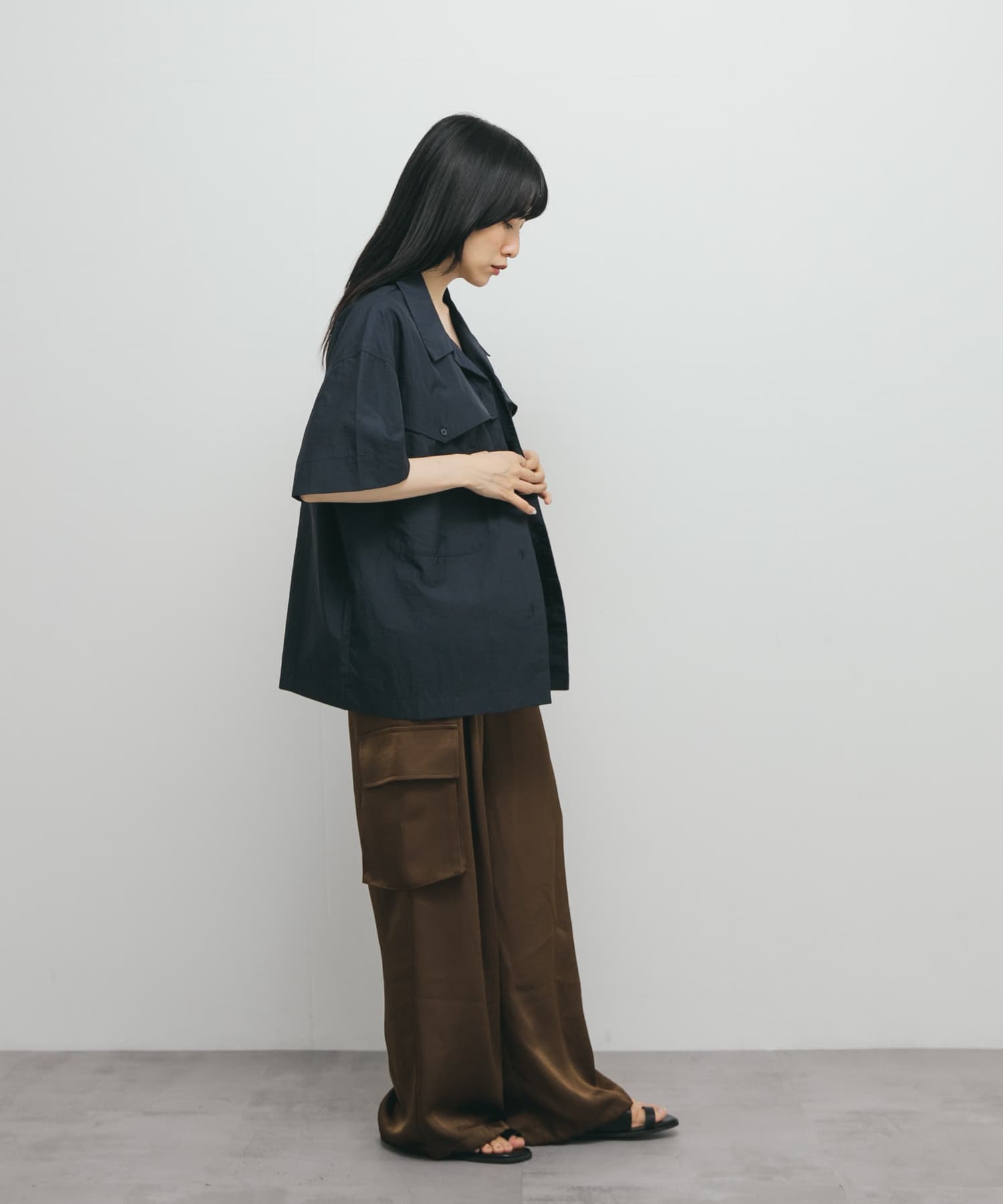 身長：160cm サイズ：one